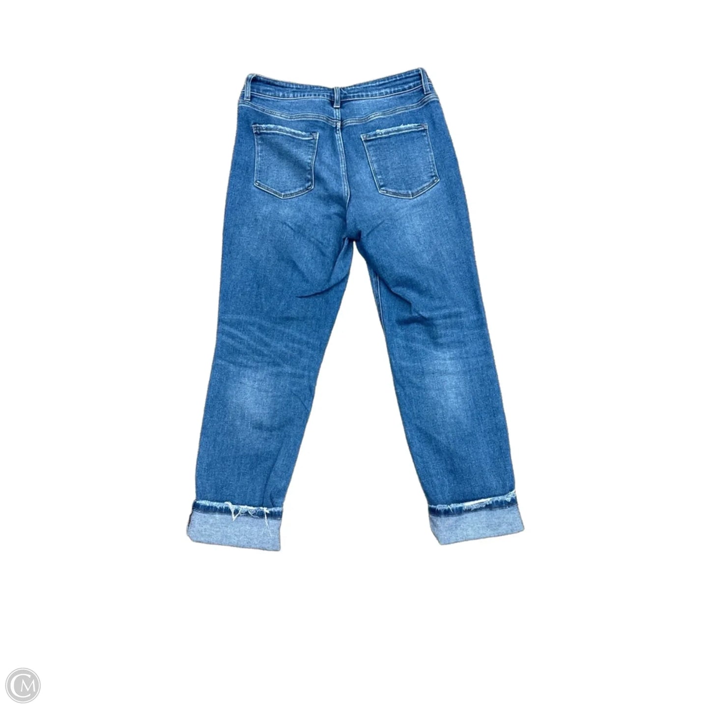 Jeans Straight By Flying Monkey In Blue Denim, Size: 10