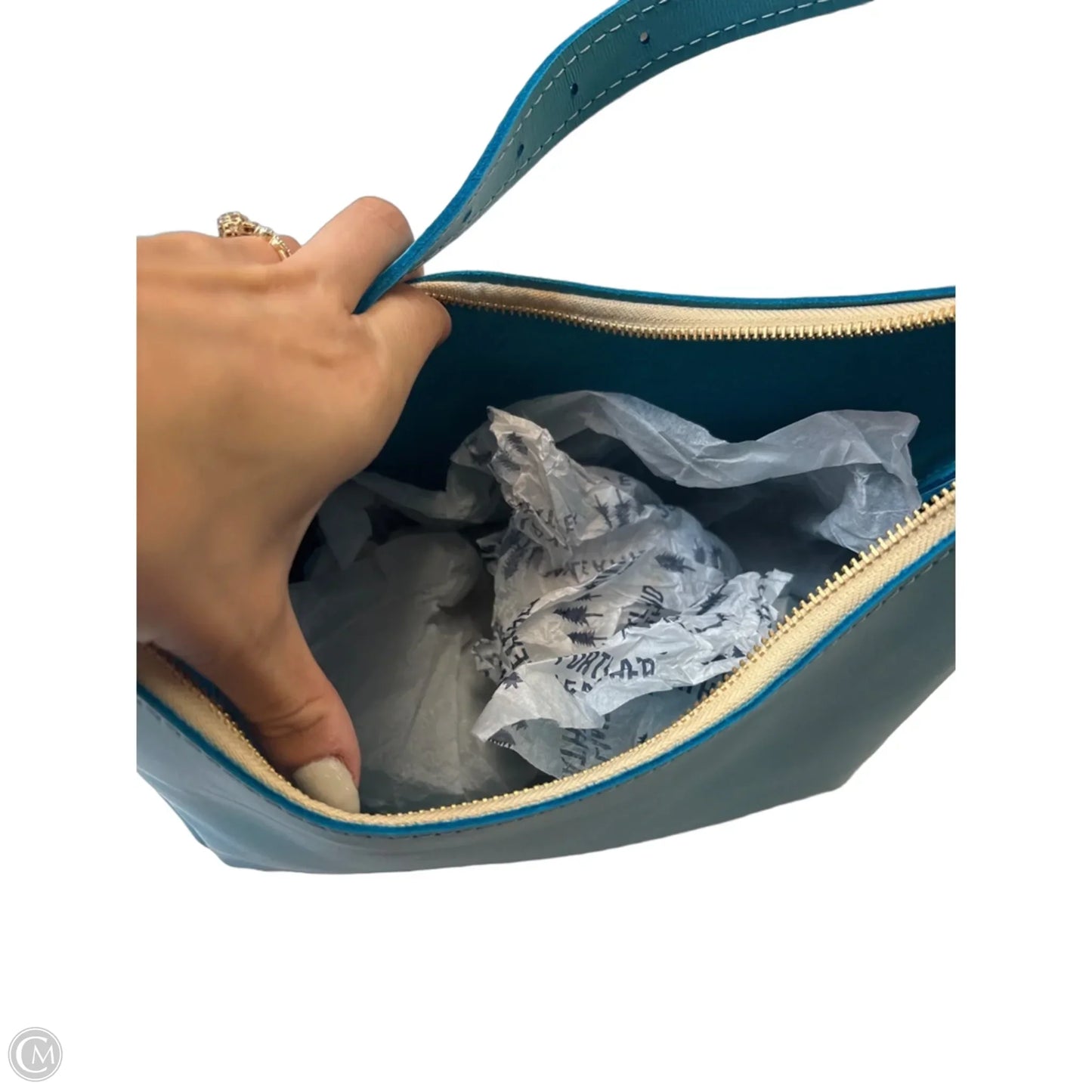 Handbag Leather By Portland Leather, Size: Medium