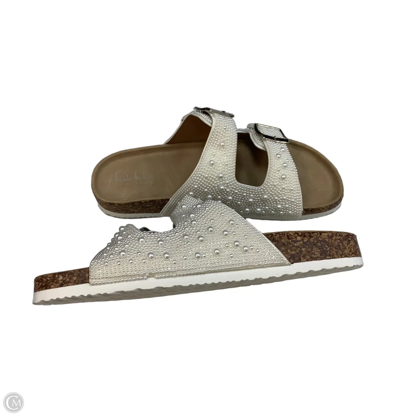 Sandals Flats By Nicole Miller In White, Size: 8