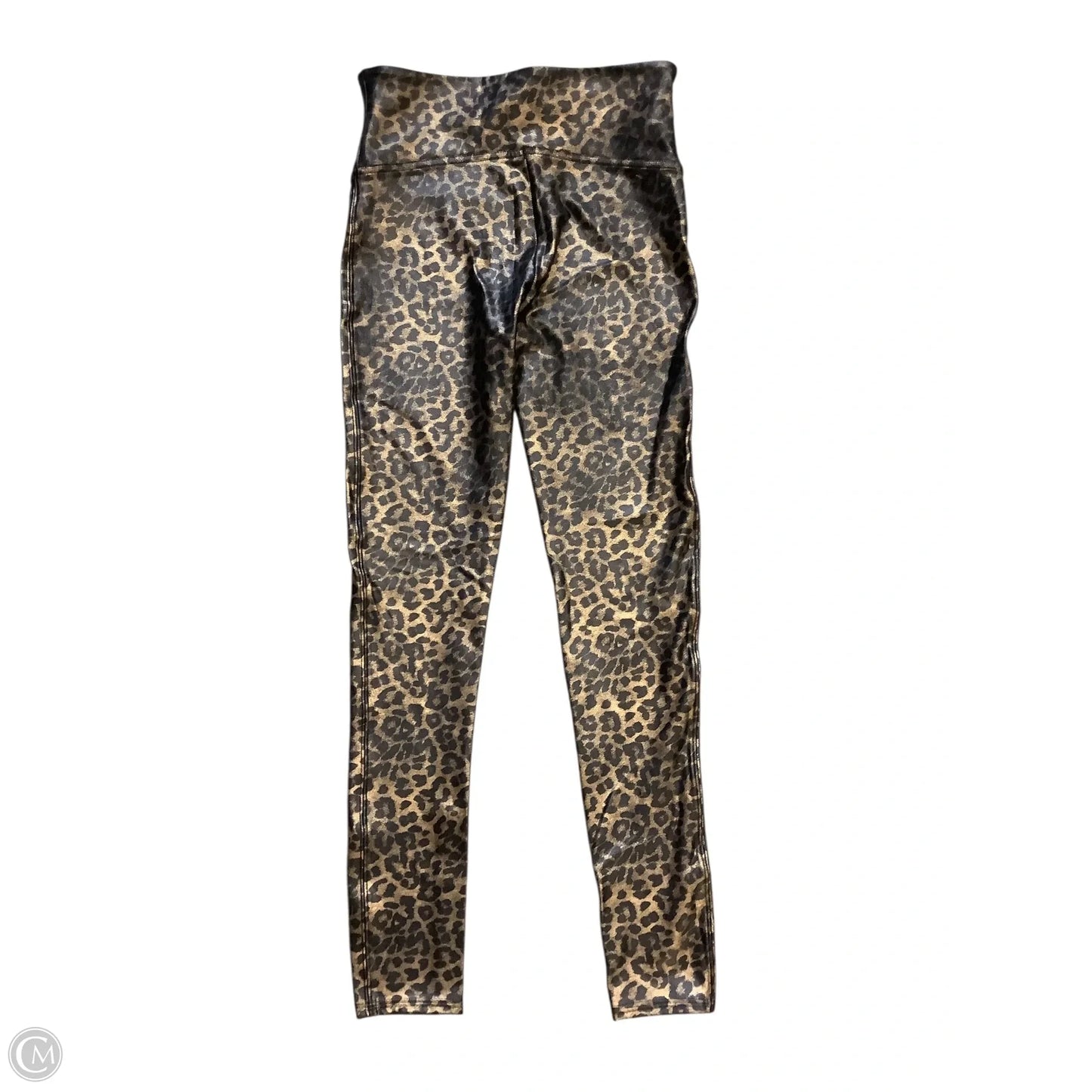 Athletic Leggings By Spanx In Brown, Size: M