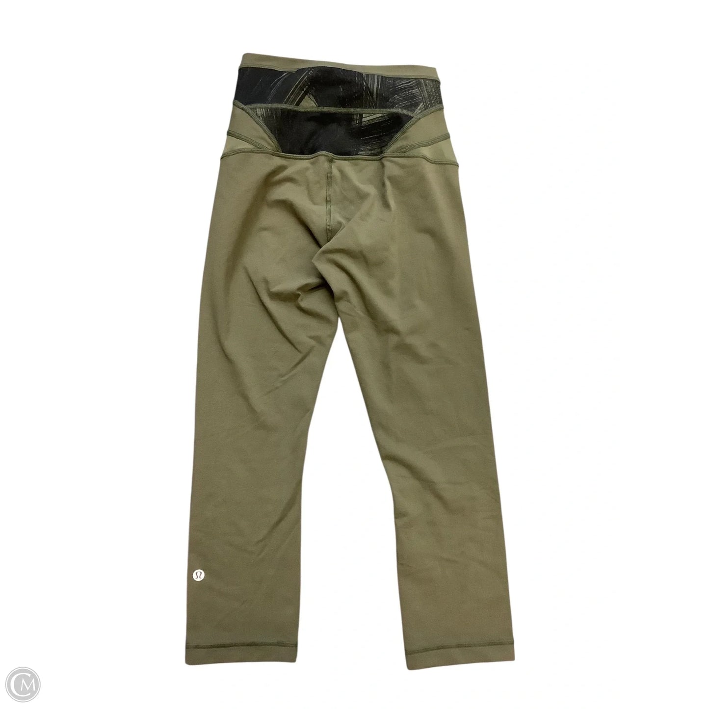 Athletic Capris By Lululemon In Green, Size: 6