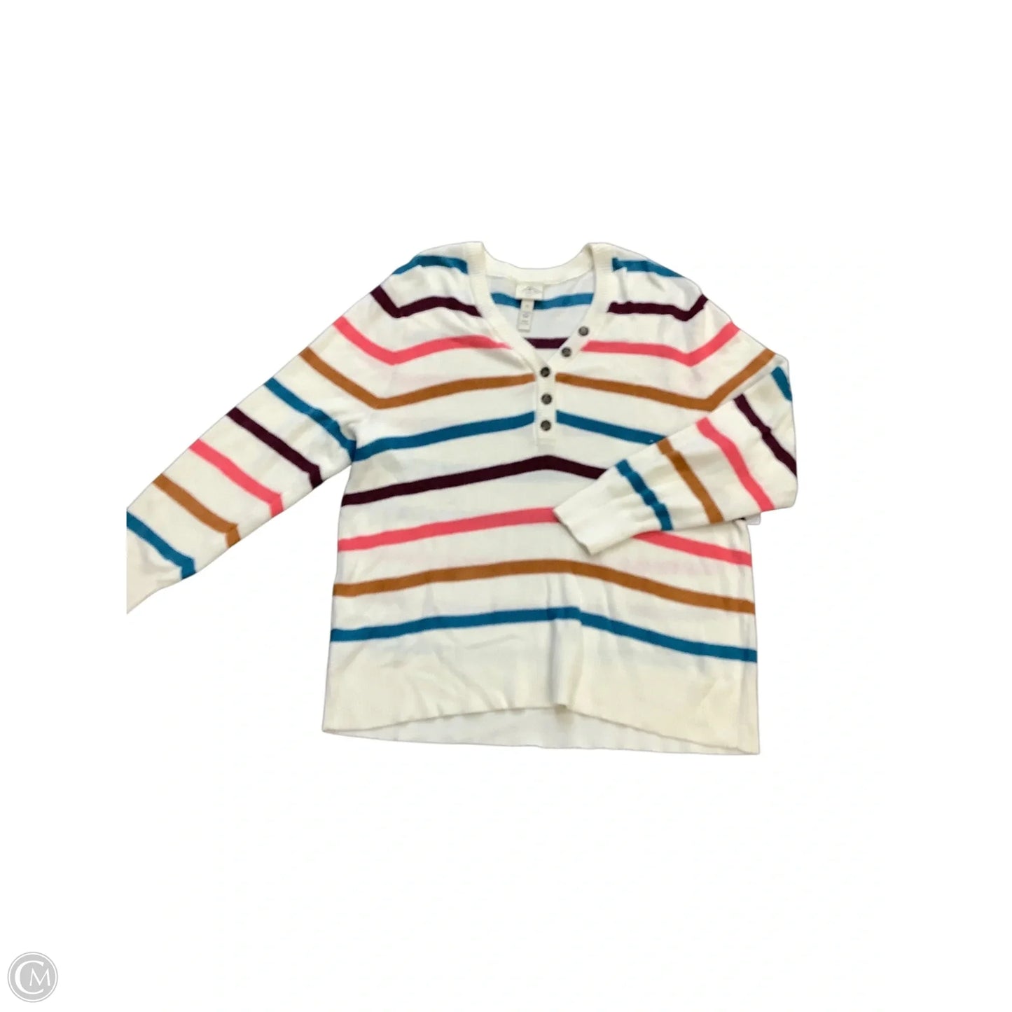 Sweater By St Johns Bay In Striped Pattern, Size: 1x