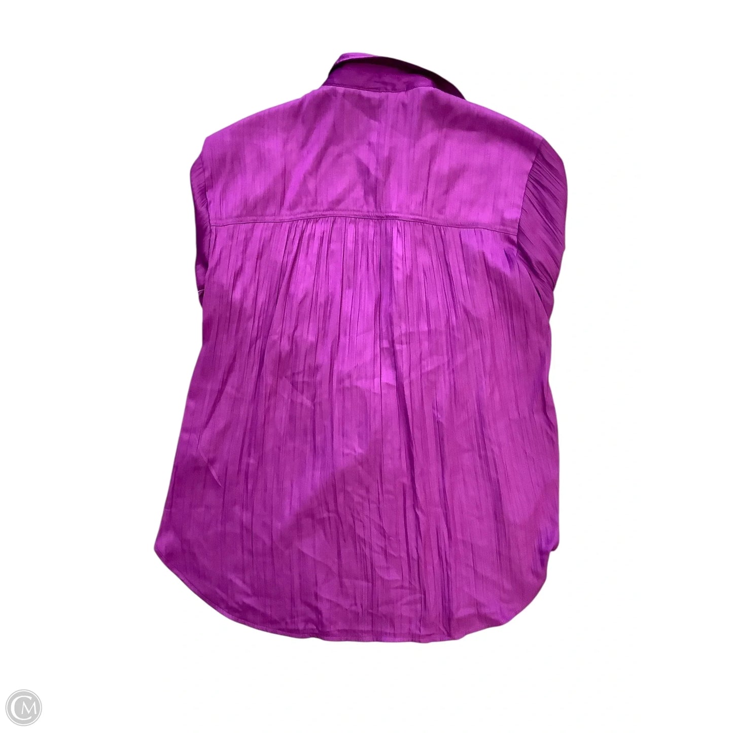 Blouse Long Sleeve By Anthropologie In Purple, Size: M