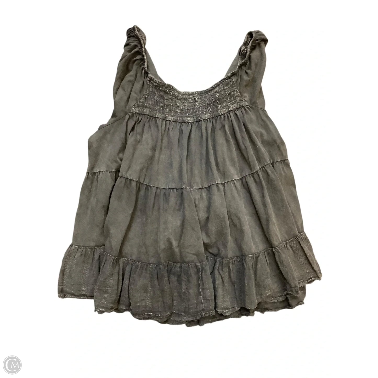 Top 3/4 Sleeve By Easel In Grey, Size: M