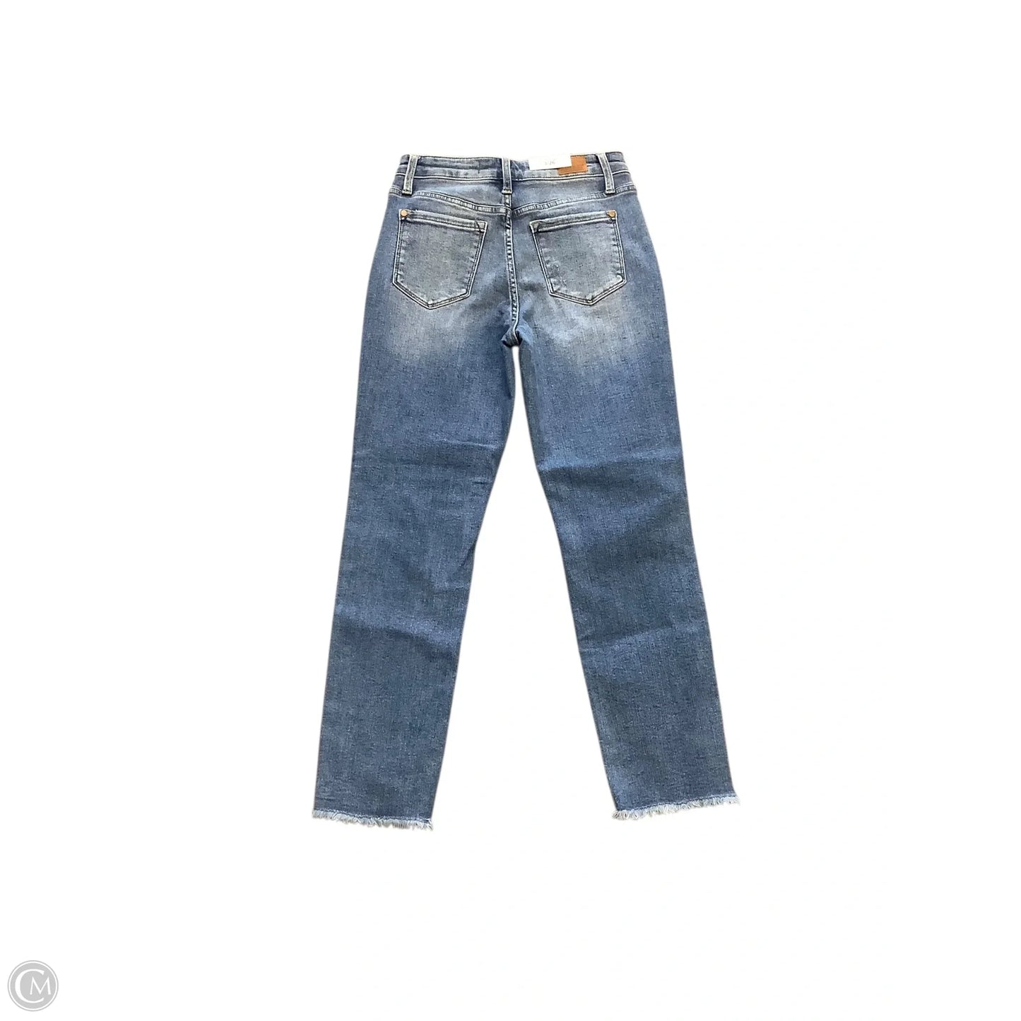 Jeans Straight By Judy Blue In Blue Denim, Size: 3 (26)