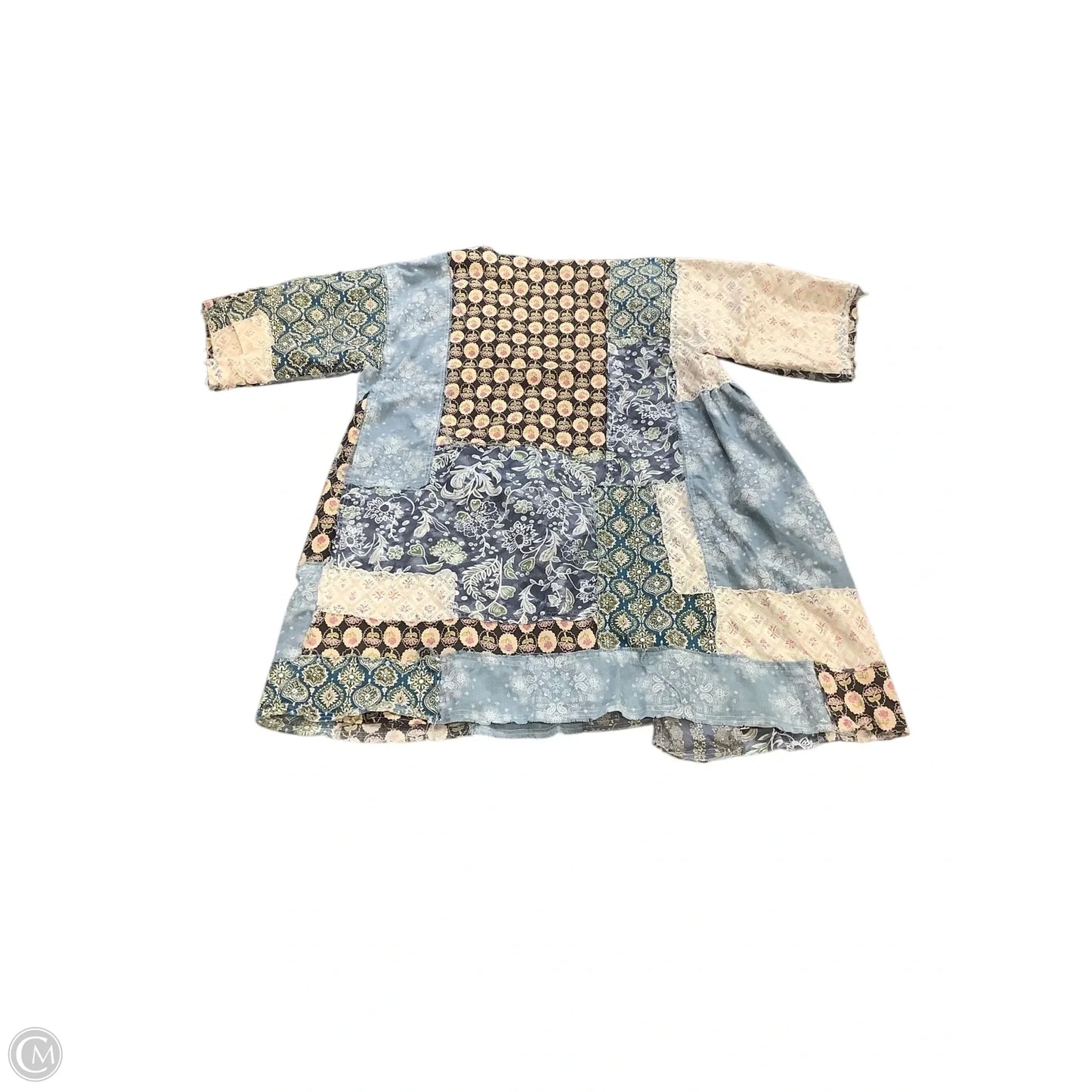 Tunic Long Sleeve By Black Rivet In Blue, Size: L, XL