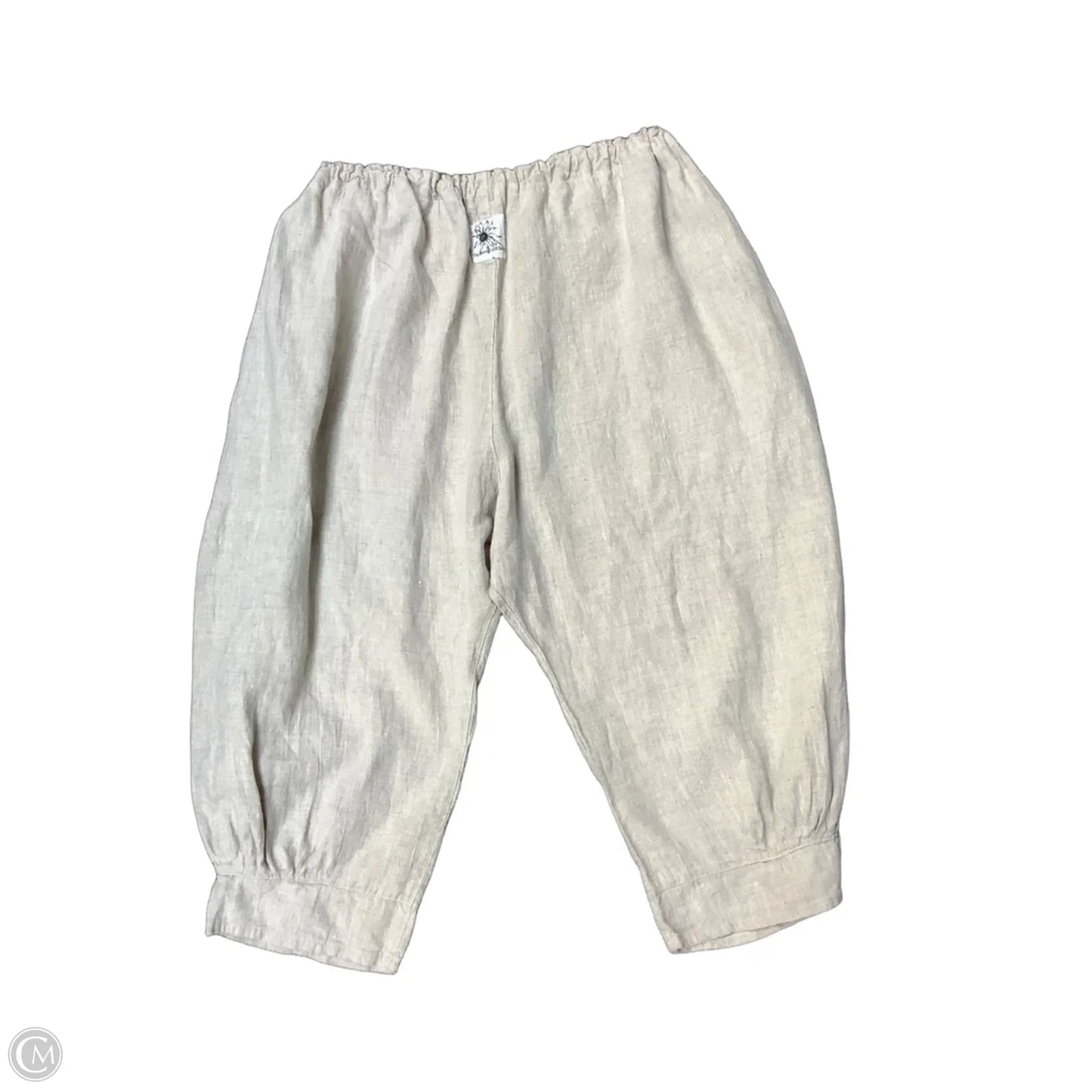 Pants Linen By Cmb In Tan, Size: Osfm