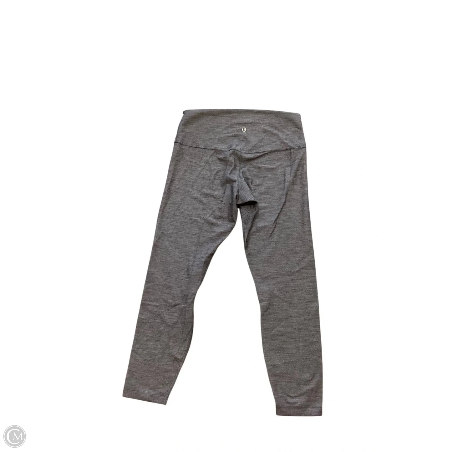 Athletic Leggings By Lululemon In Grey, Size: 12