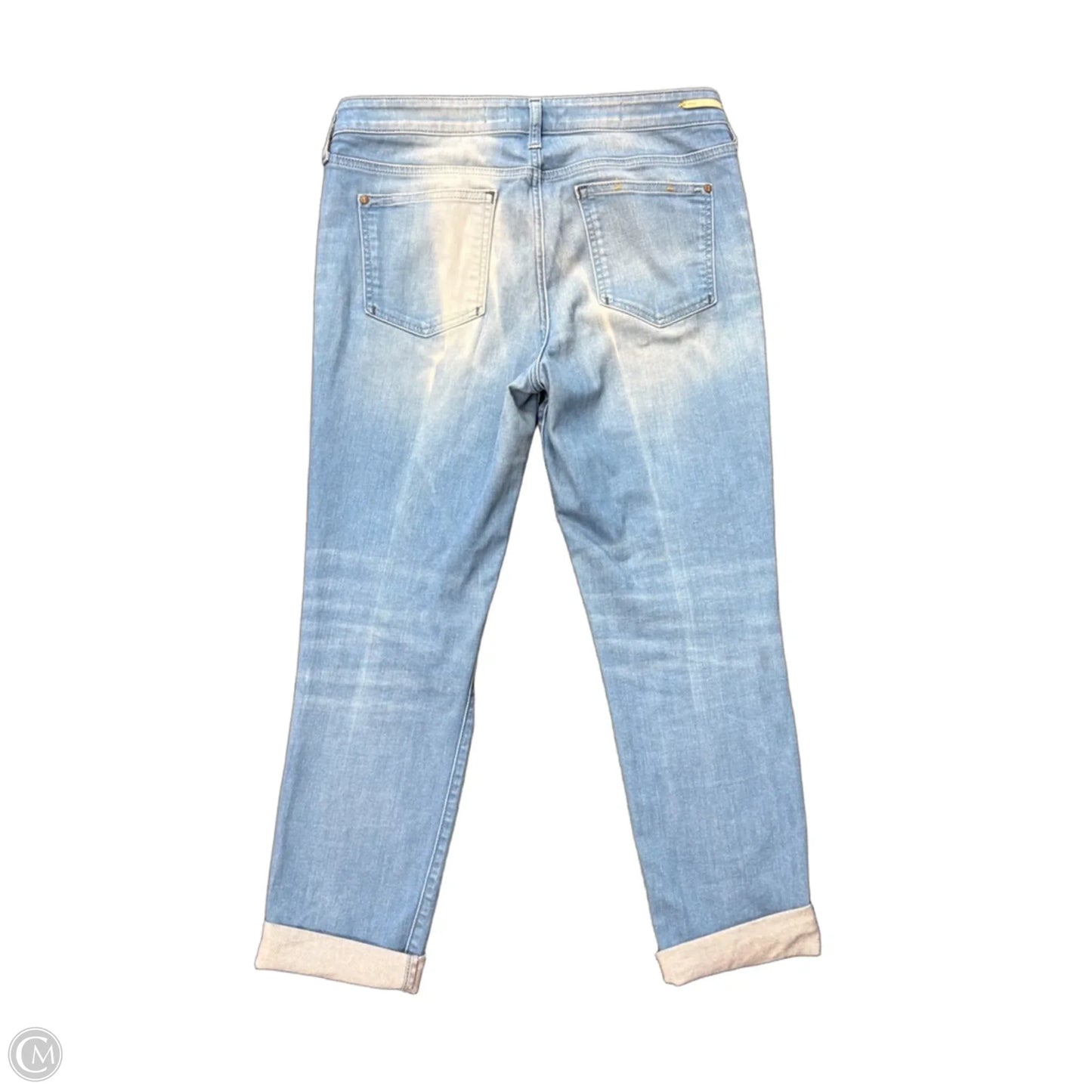 Jeans Straight By Pilcro In Blue Denim, Size: 12