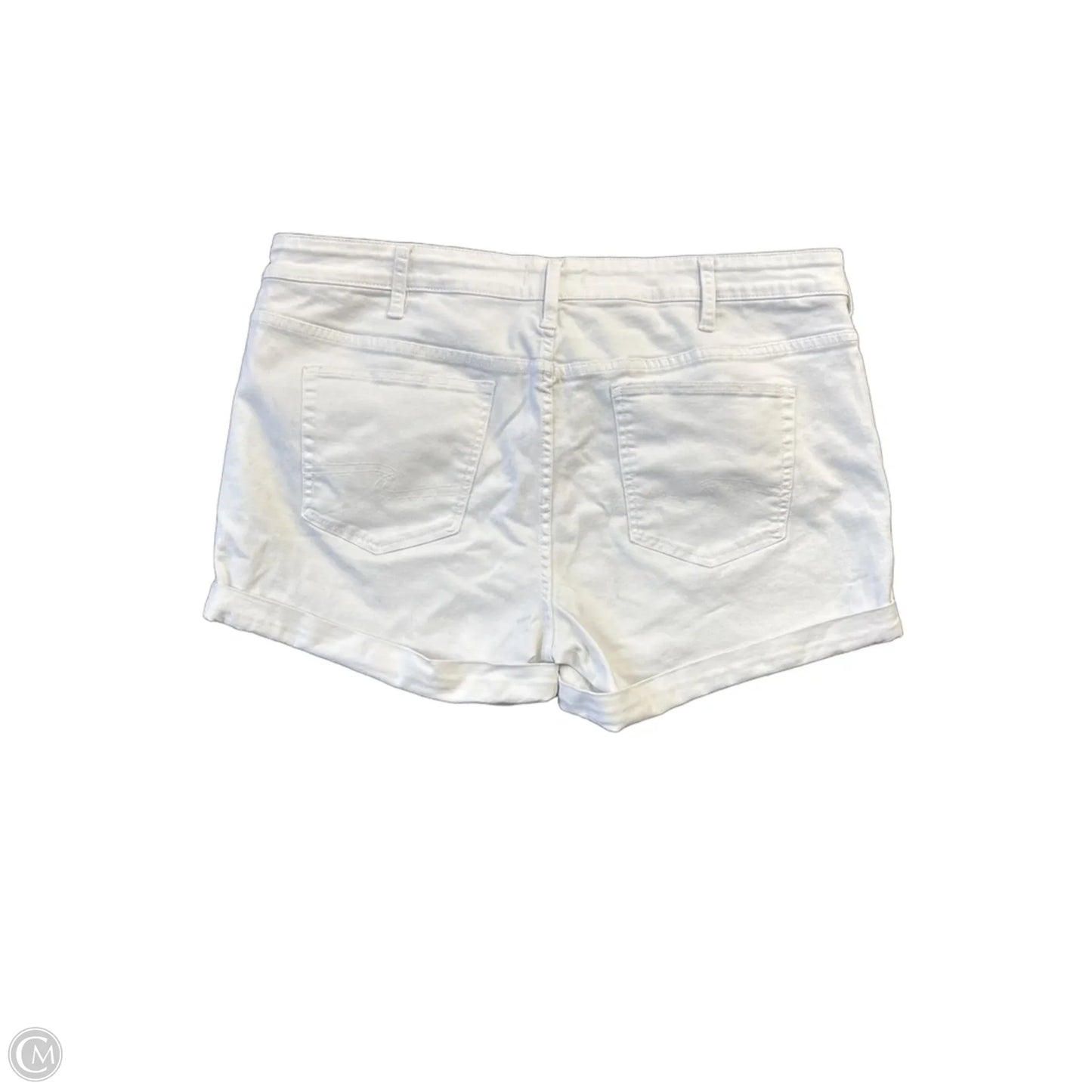 Shorts By Silver In White Denim, Size: 18