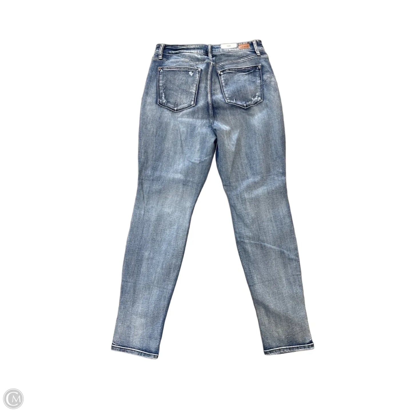 Jeans Straight By Judy Blue In Blue Denim, Size: 16