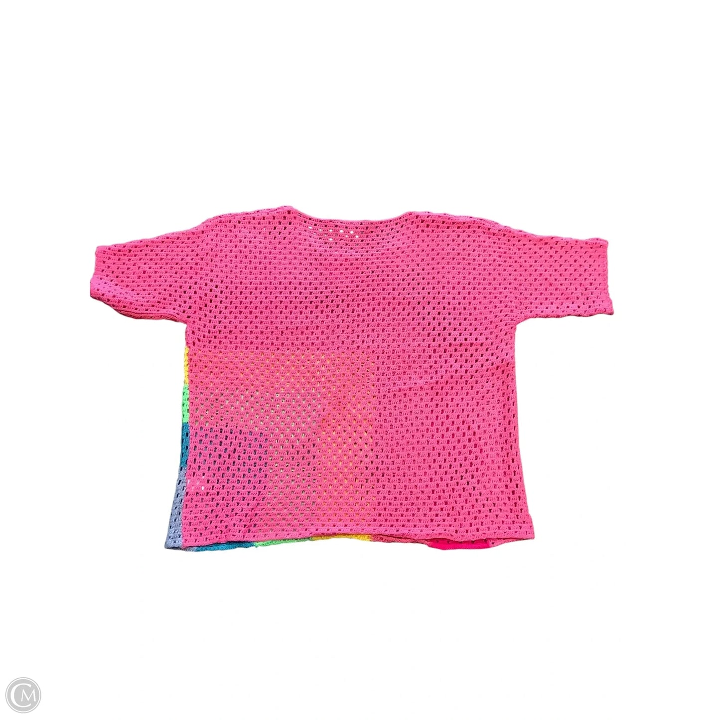 Sweater Short Sleeve By Davi & Dani In Pink, Size: 1x
