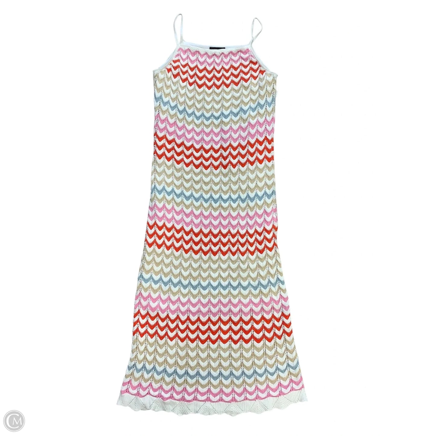 Dress Casual Maxi By Rachel Zoe In Pink & Tan, Size: L