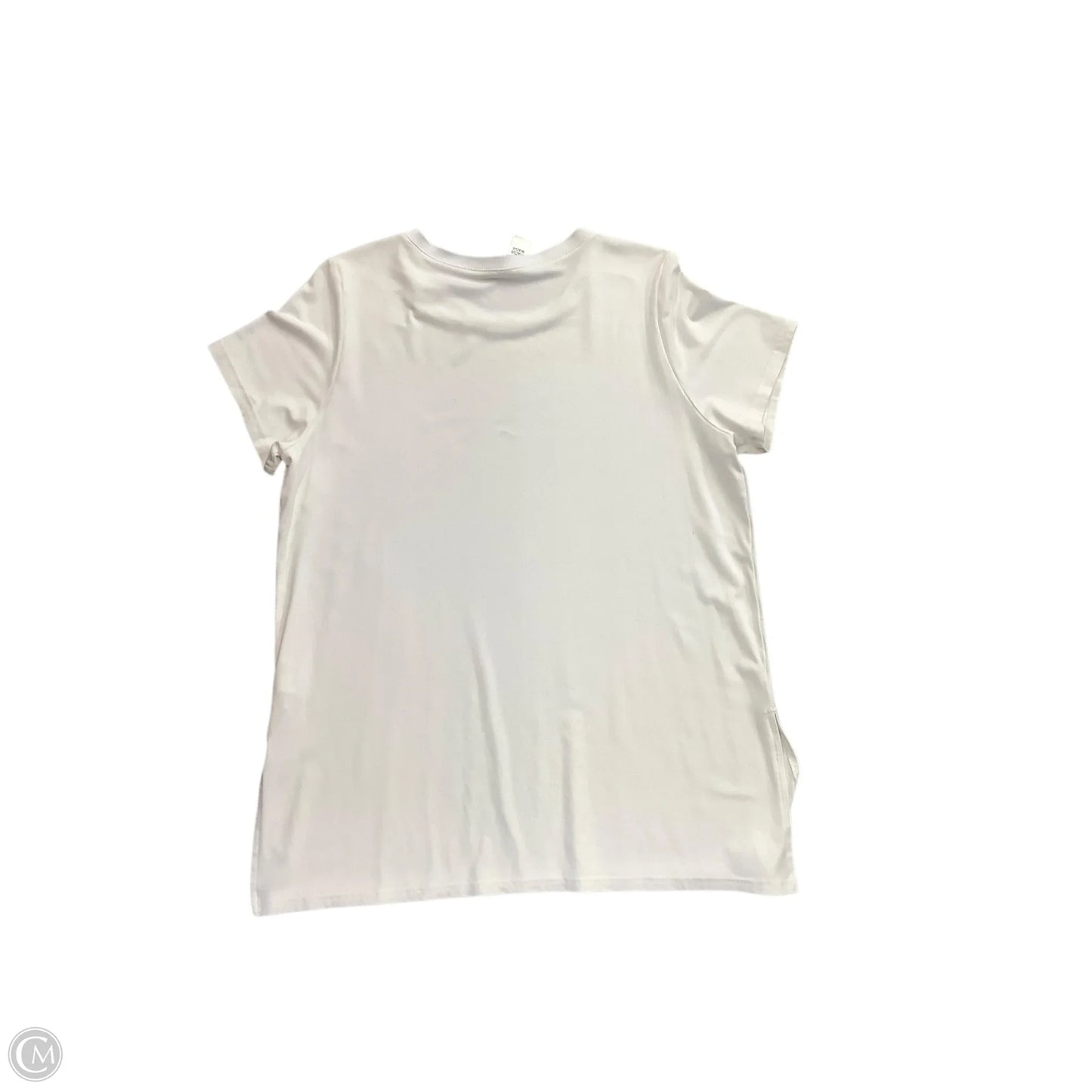 Athletic Top Short Sleeve By Spanx In White, Size: Xl