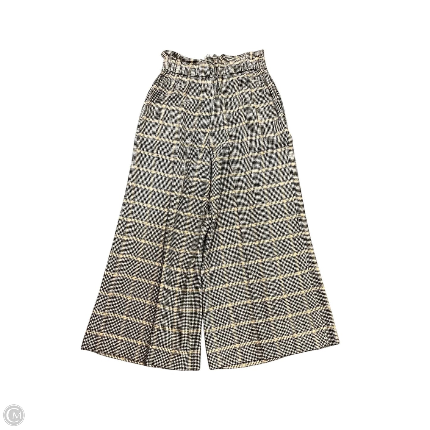 Pants Wide Leg By Free People In Black & Yellow, Size: Xs