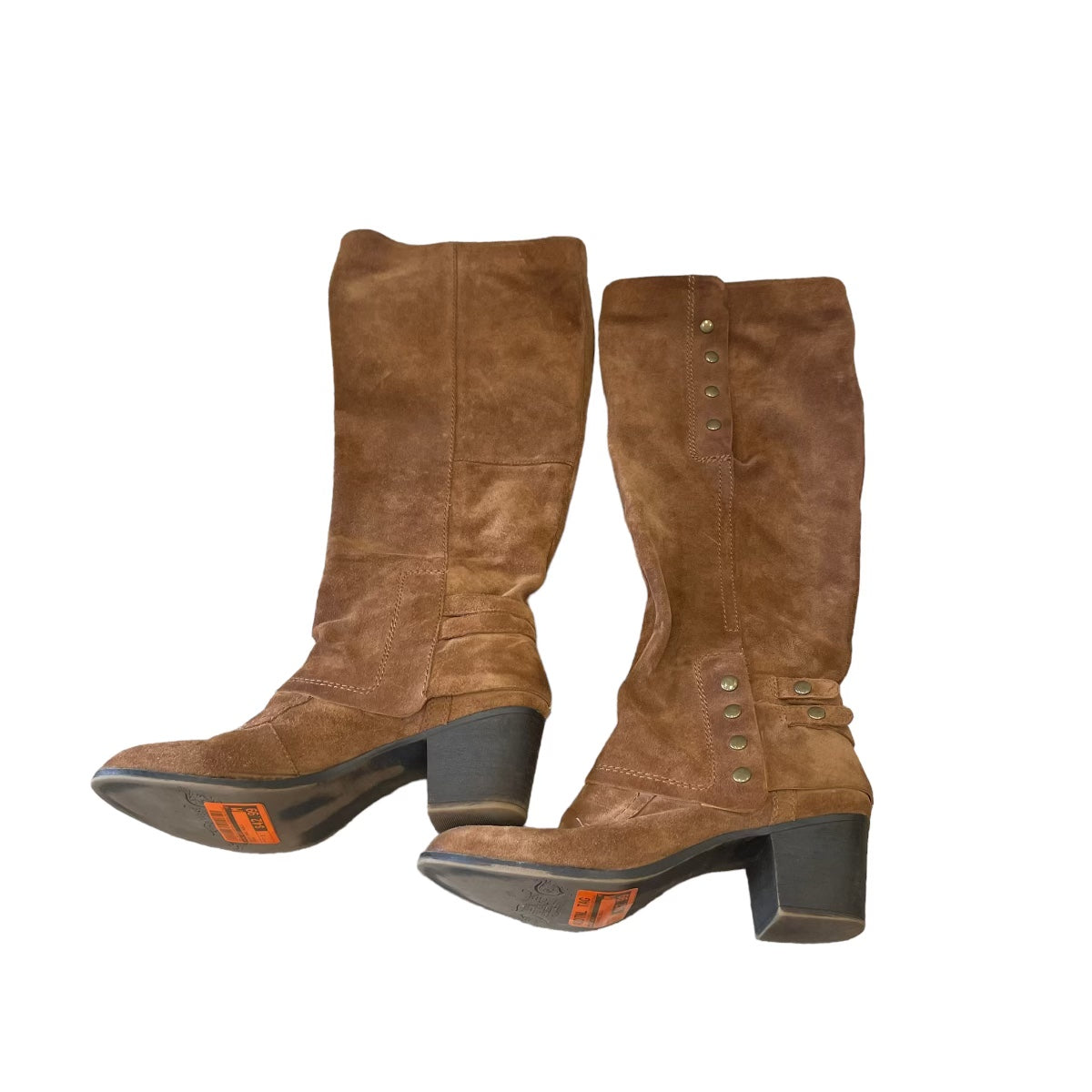 Boots Knee Heels By Nine West Size: 7.5