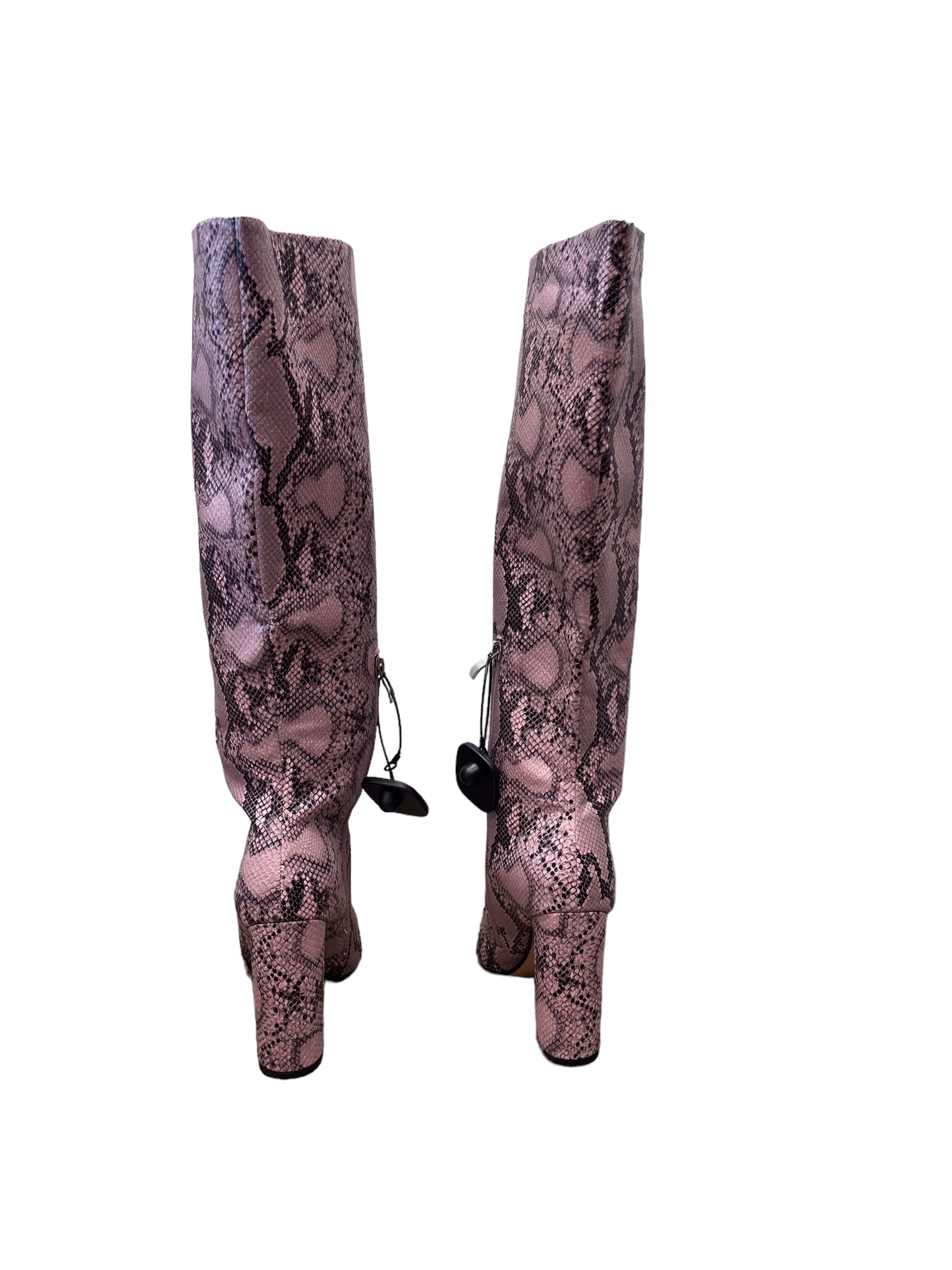 Boots Knee Heels By Clothes Mentor Size: 8.5