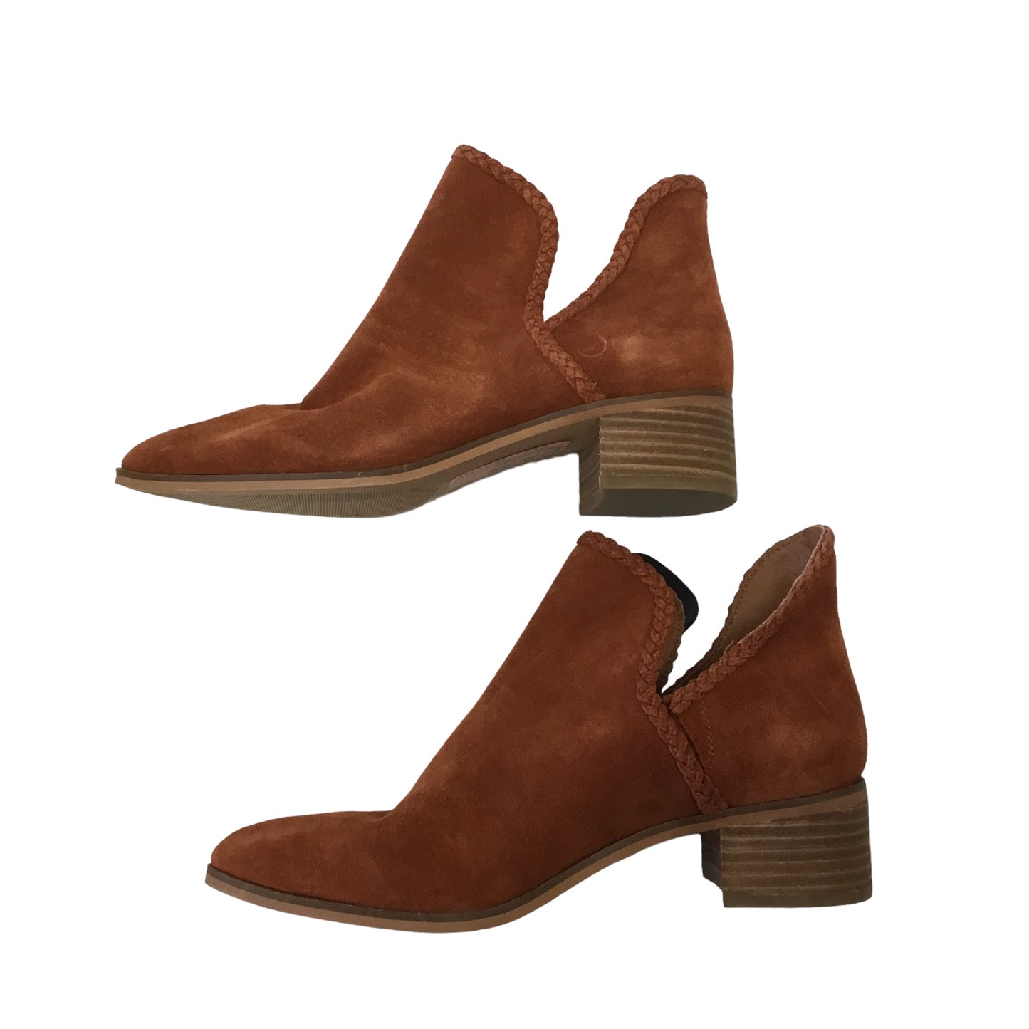 Boots Ankle Heels By Lucky Brand Size: 9.5