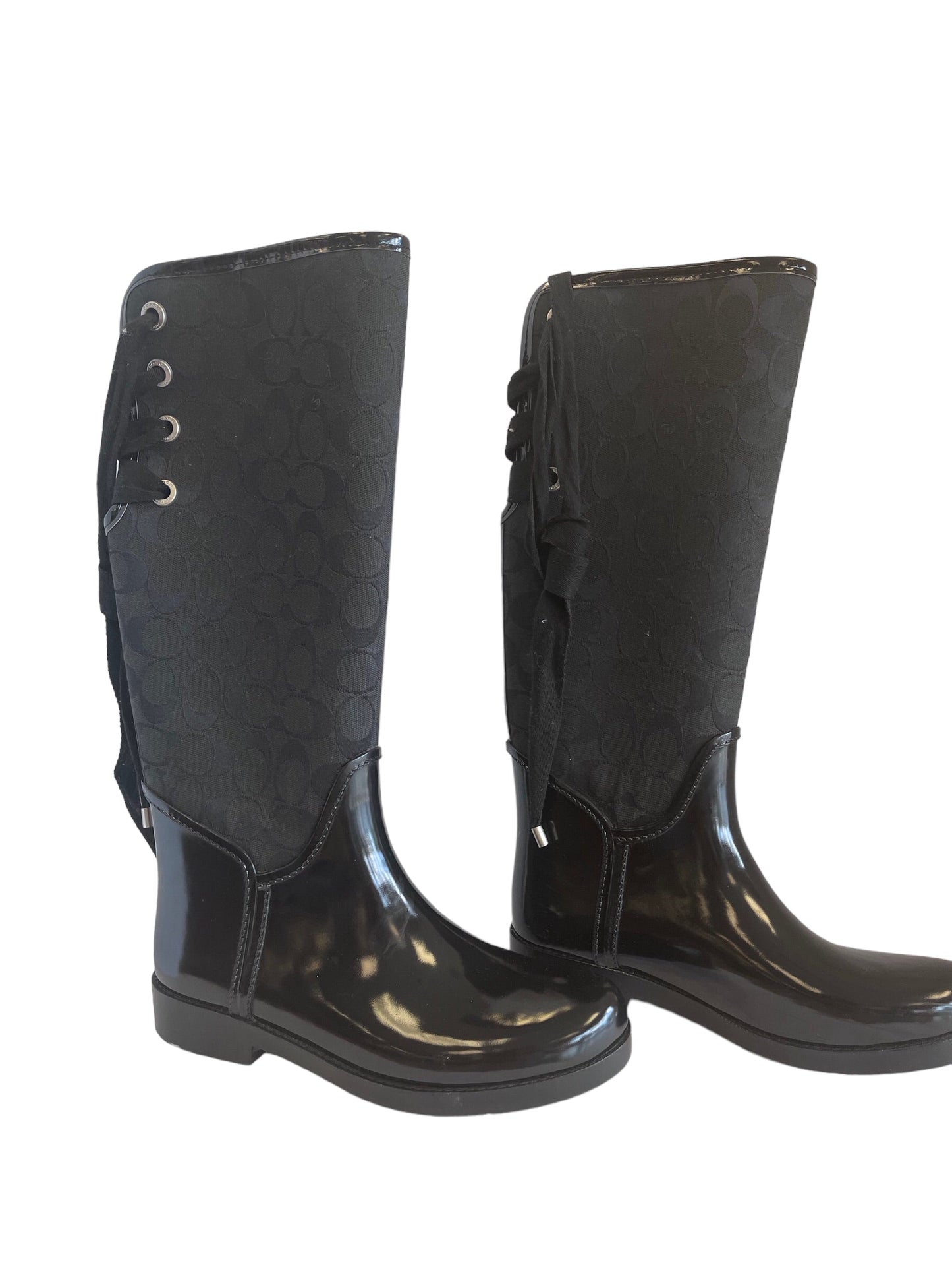 Boots Designer By Coach Size: 8
