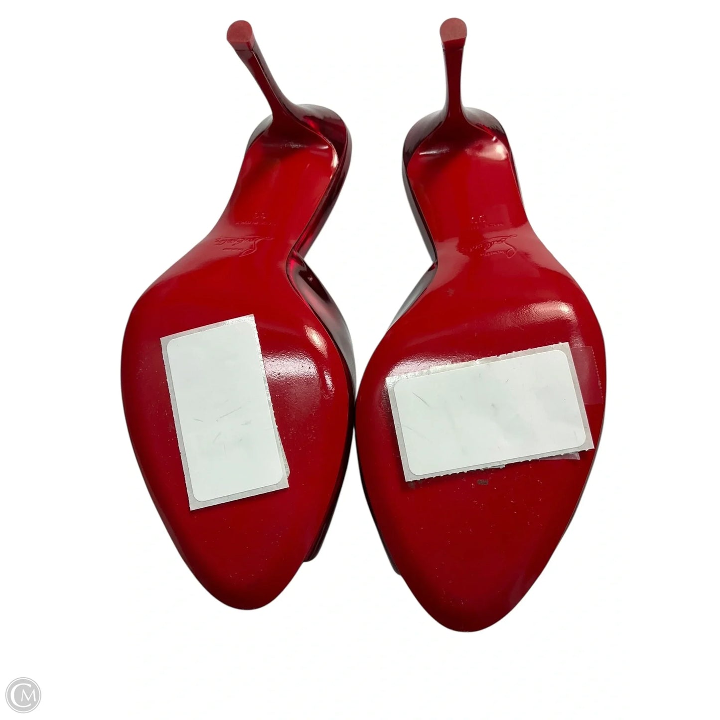 Shoes Luxury Designer By Christian Louboutin In Red, Size: 8