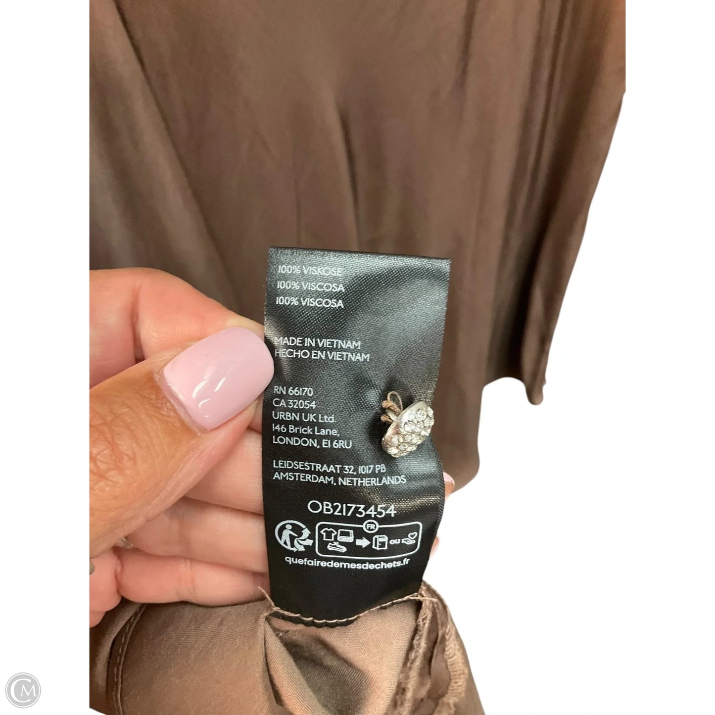 Skirt Mini & Short By Anthropologie In Bronze, Size: L