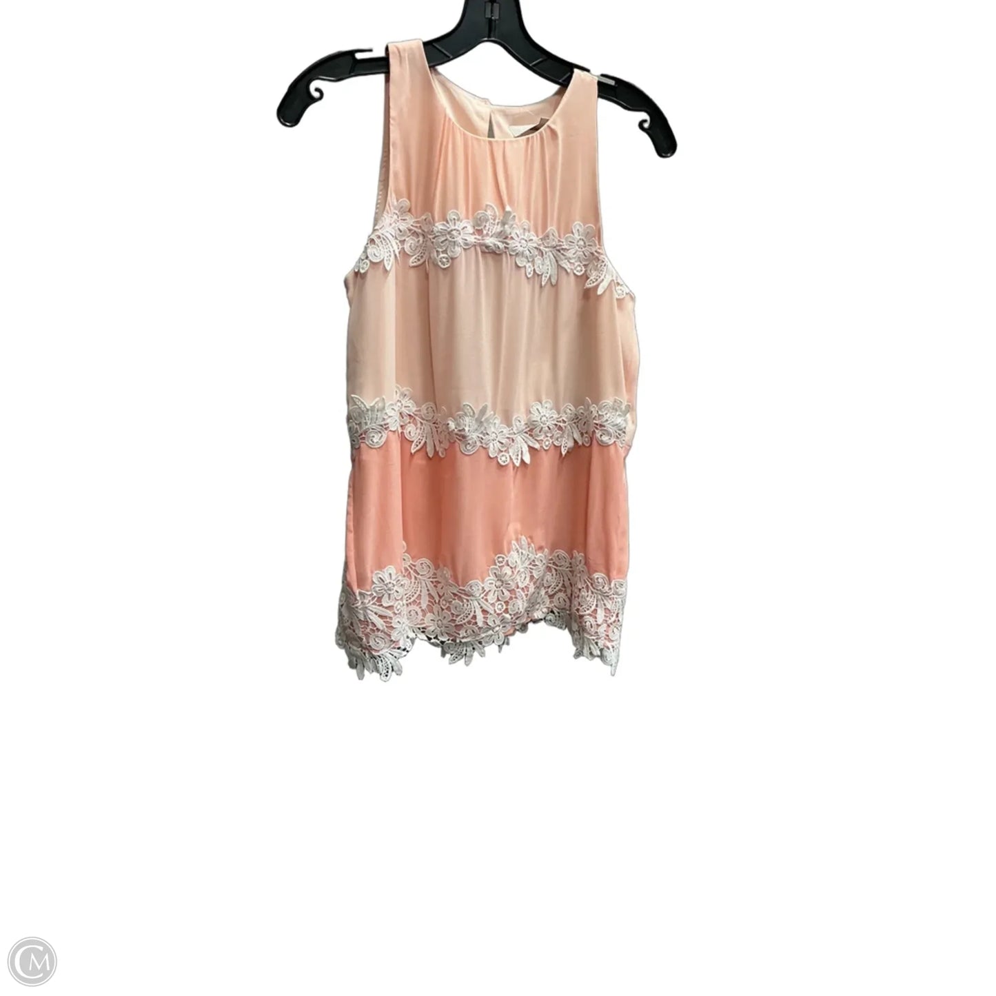 Top Sleeveless By Loft In Orange, Size: Xs