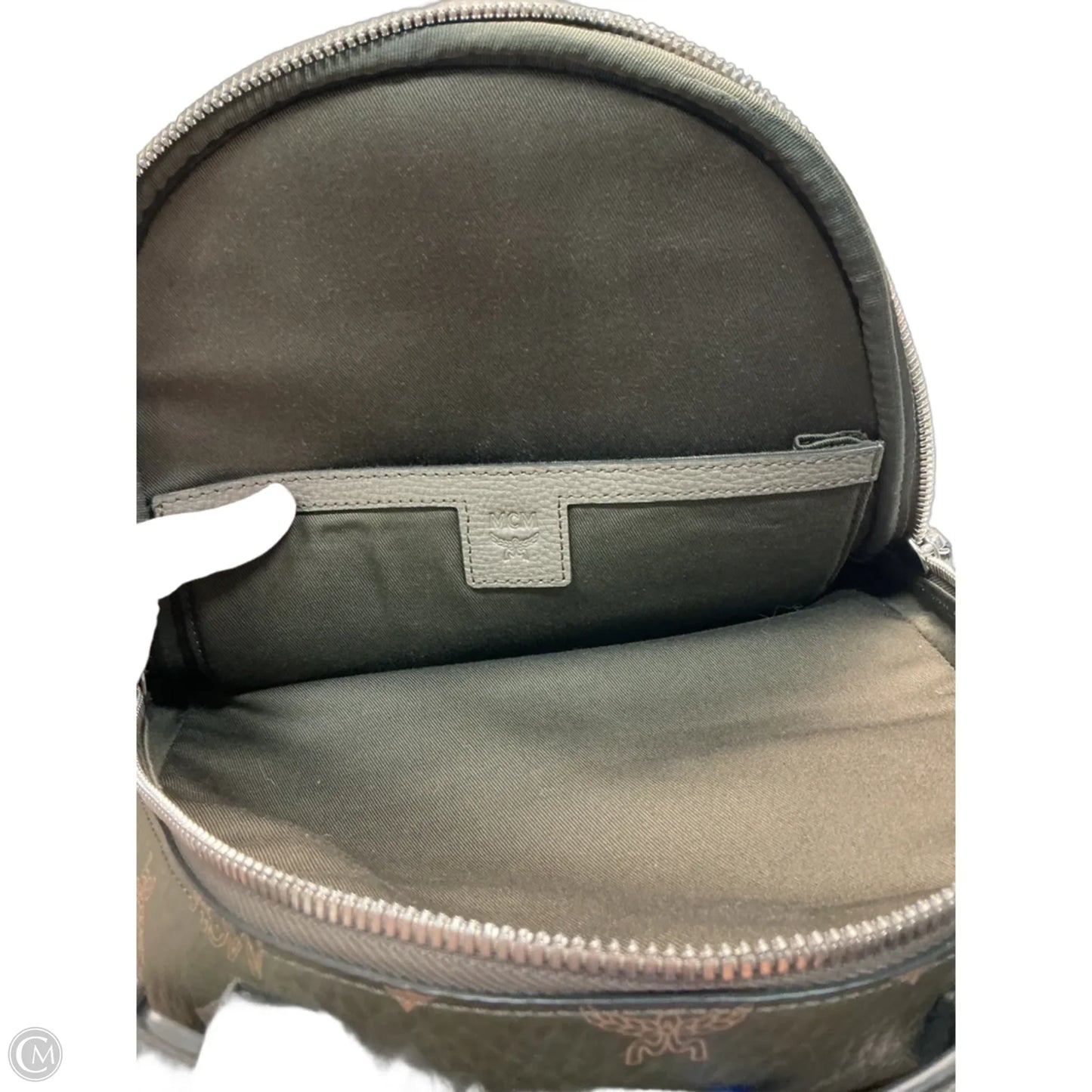 Backpack Luxury Designer By Mcm, Size: Medium
