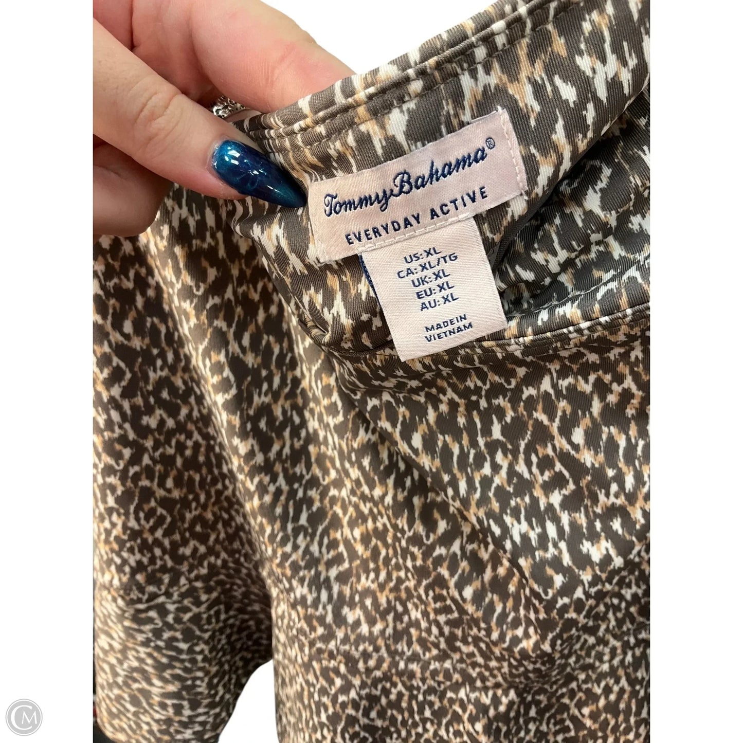 Athletic Skort By Tommy Bahama In Grey, Size: Xl