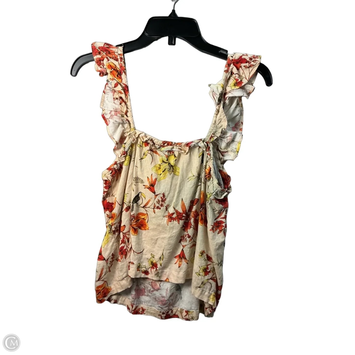 Top Sleeveless By Evereve In Peach, Size: Xs