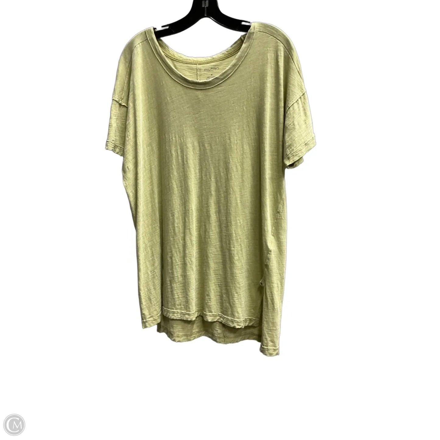 Top Short Sleeve Basic By Pilcro In Green, Size: M
