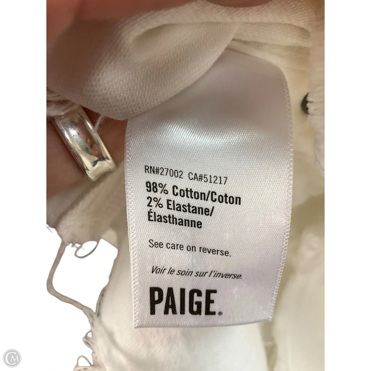 Skirt Mini & Short By Paige In White, Size: 2