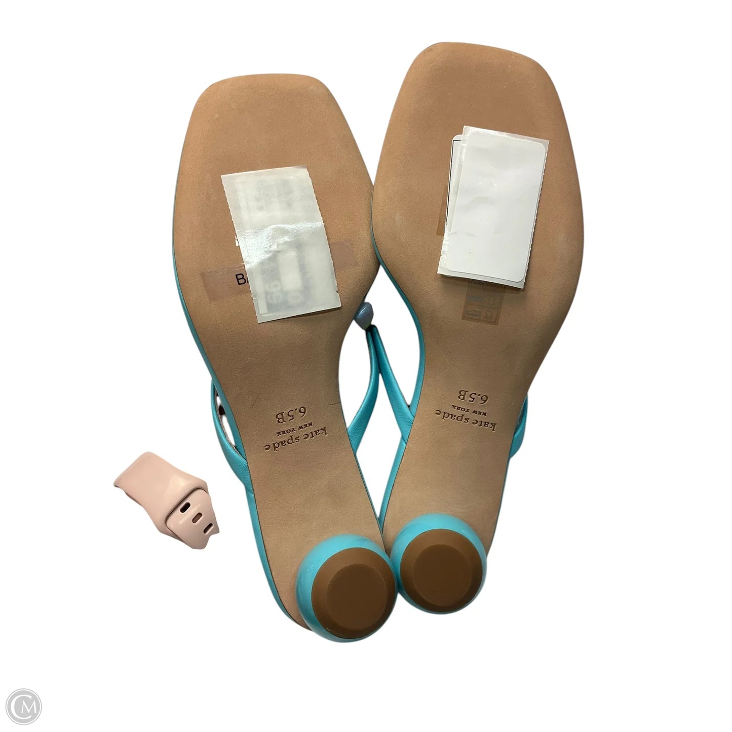 Sandals Designer By Kate Spade In Blue, Size: 6.5