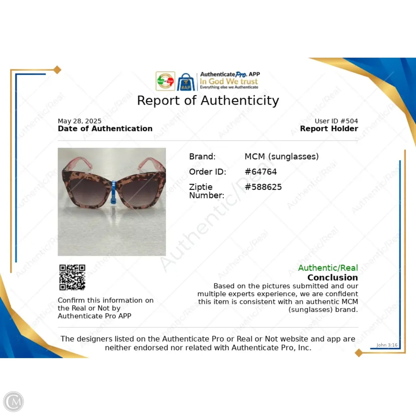 Sunglasses Luxury Designer By Mcm