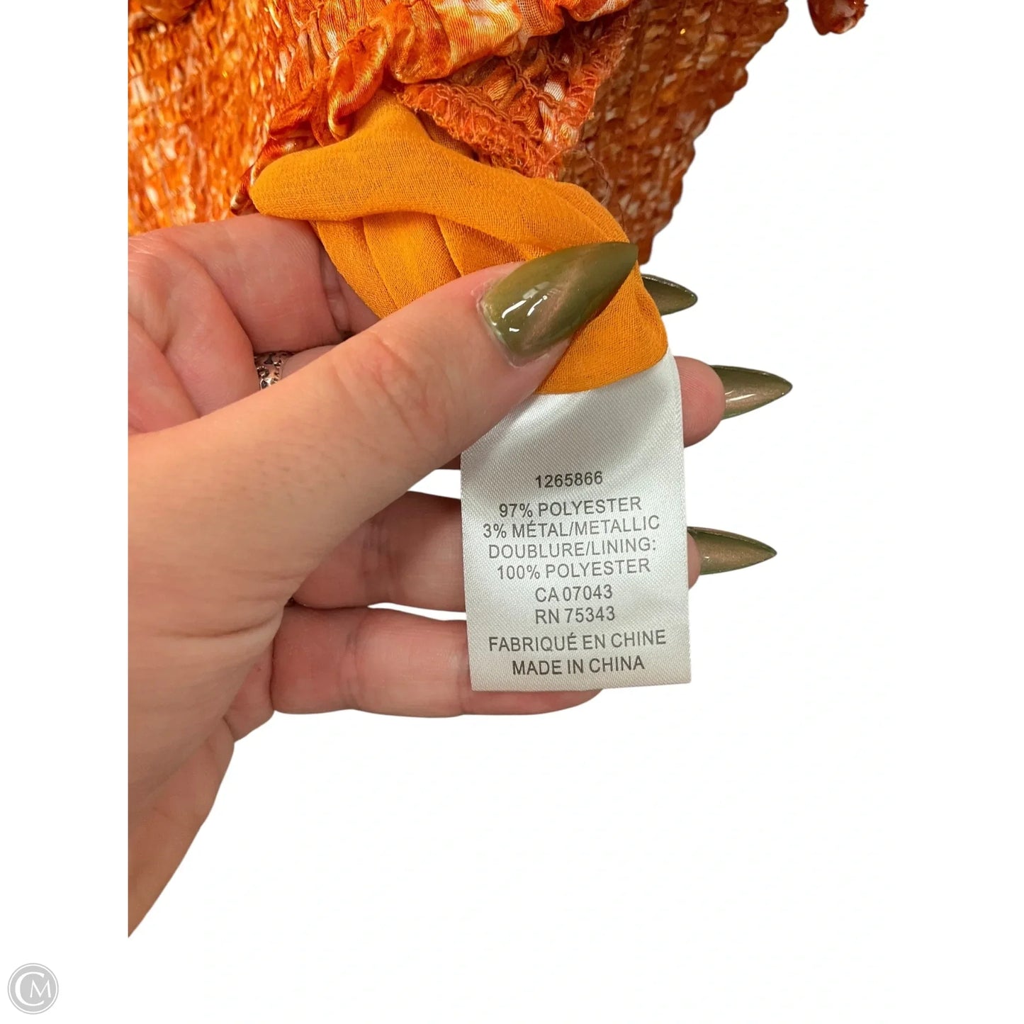 Top Short Sleeve By Rachel Zoe In Orange, Size: Xs