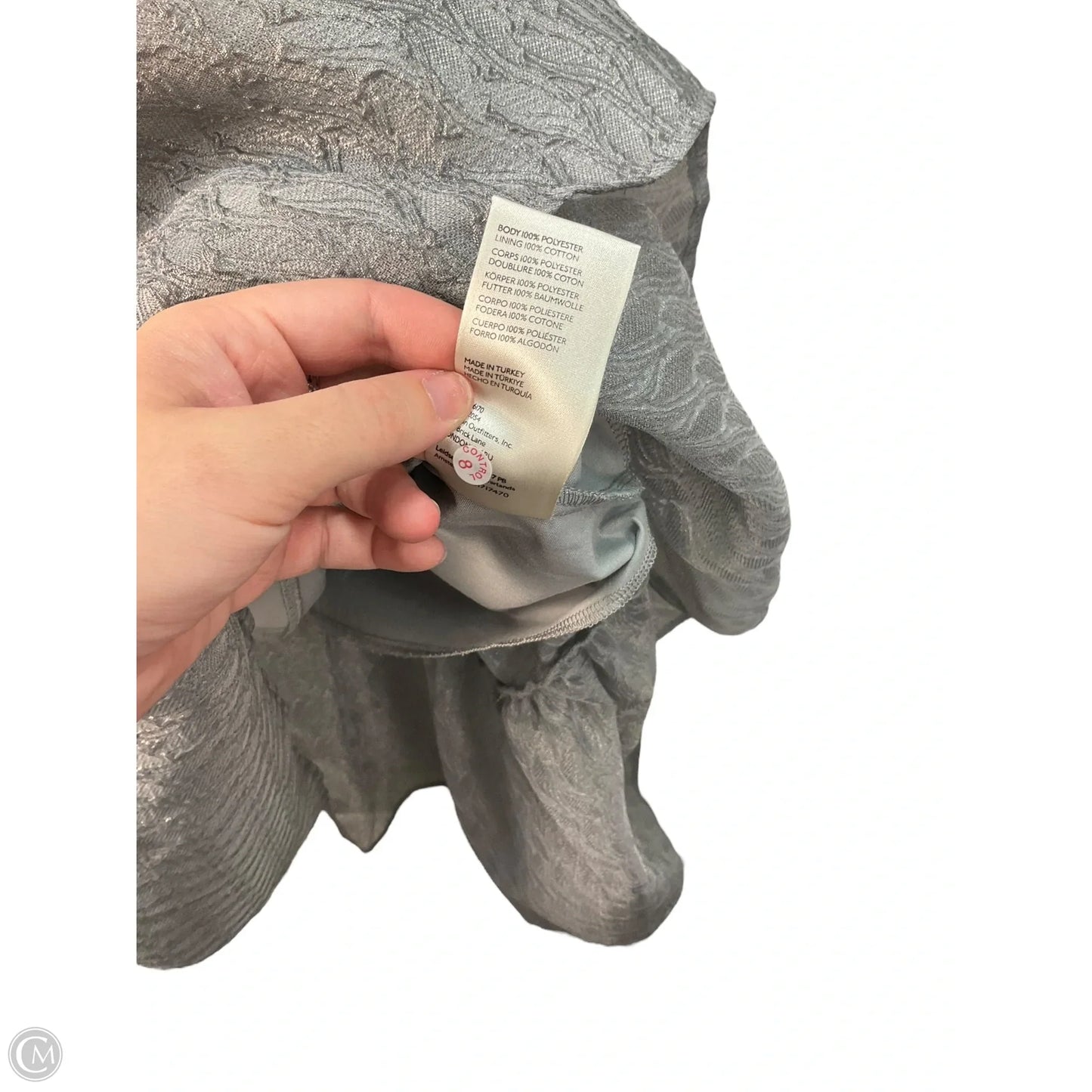 Dress Party Long By Anthropologie In Grey, Size: S