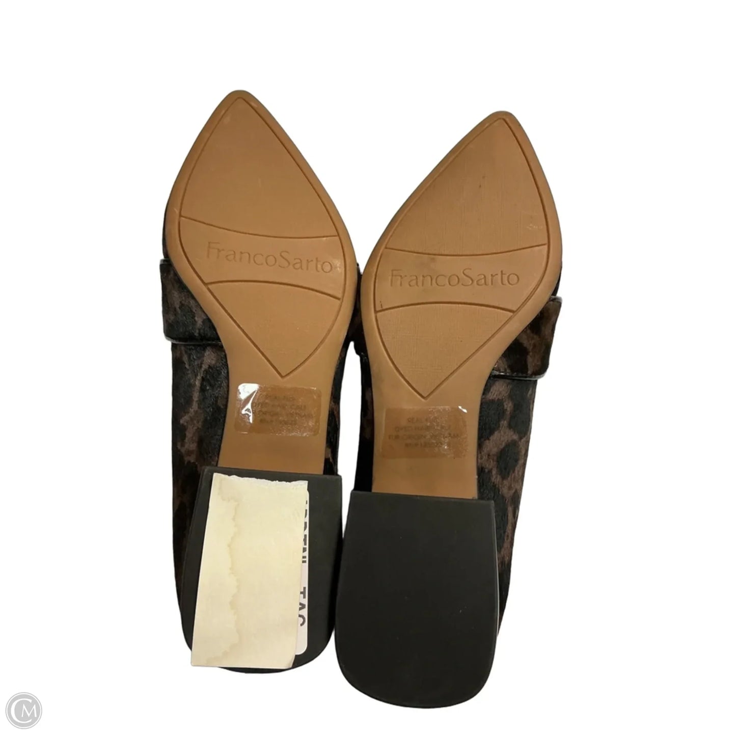 Shoes Heels Block By Franco Sarto In Animal Print, Size: 6