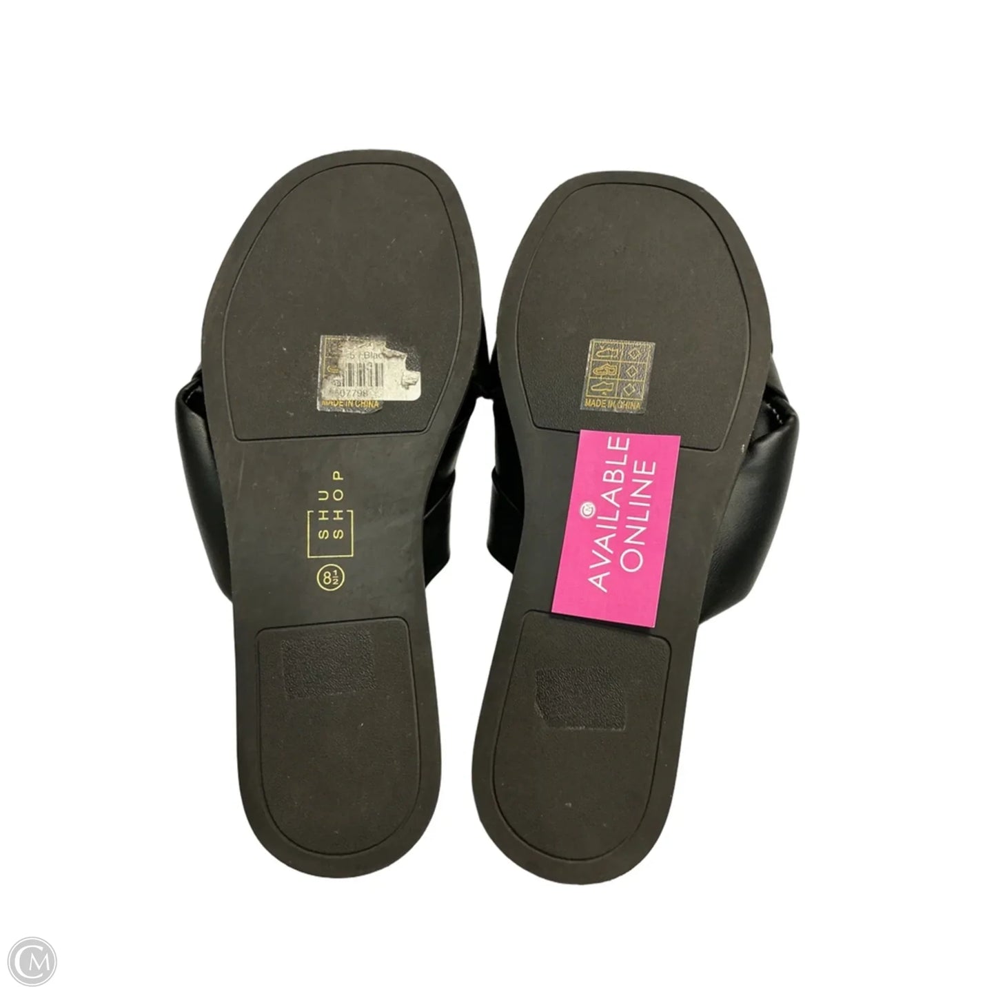 Sandals Flats By Shu Shop In Black, Size: 8.5