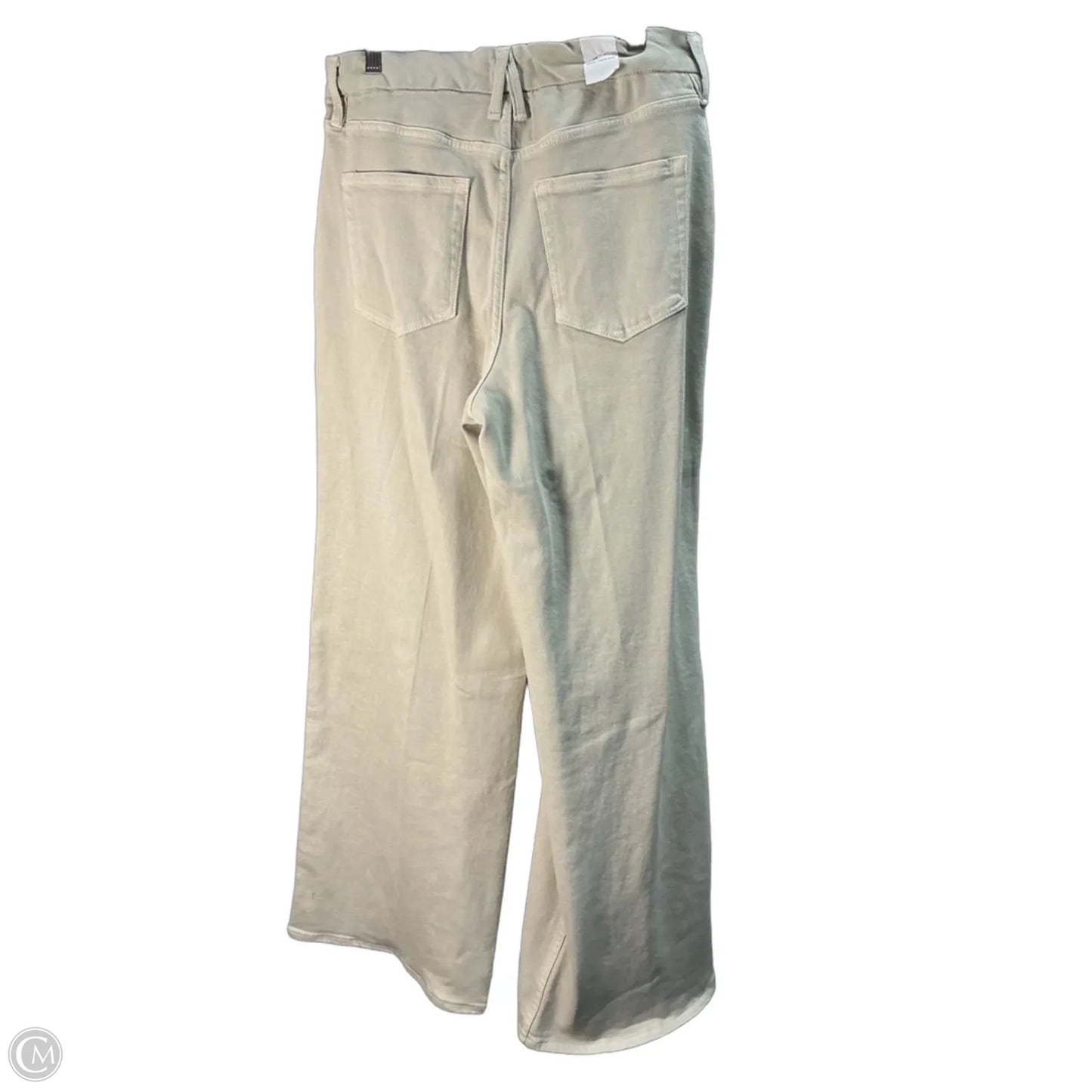 Jeans Straight By Good American In Beige, Size: 12