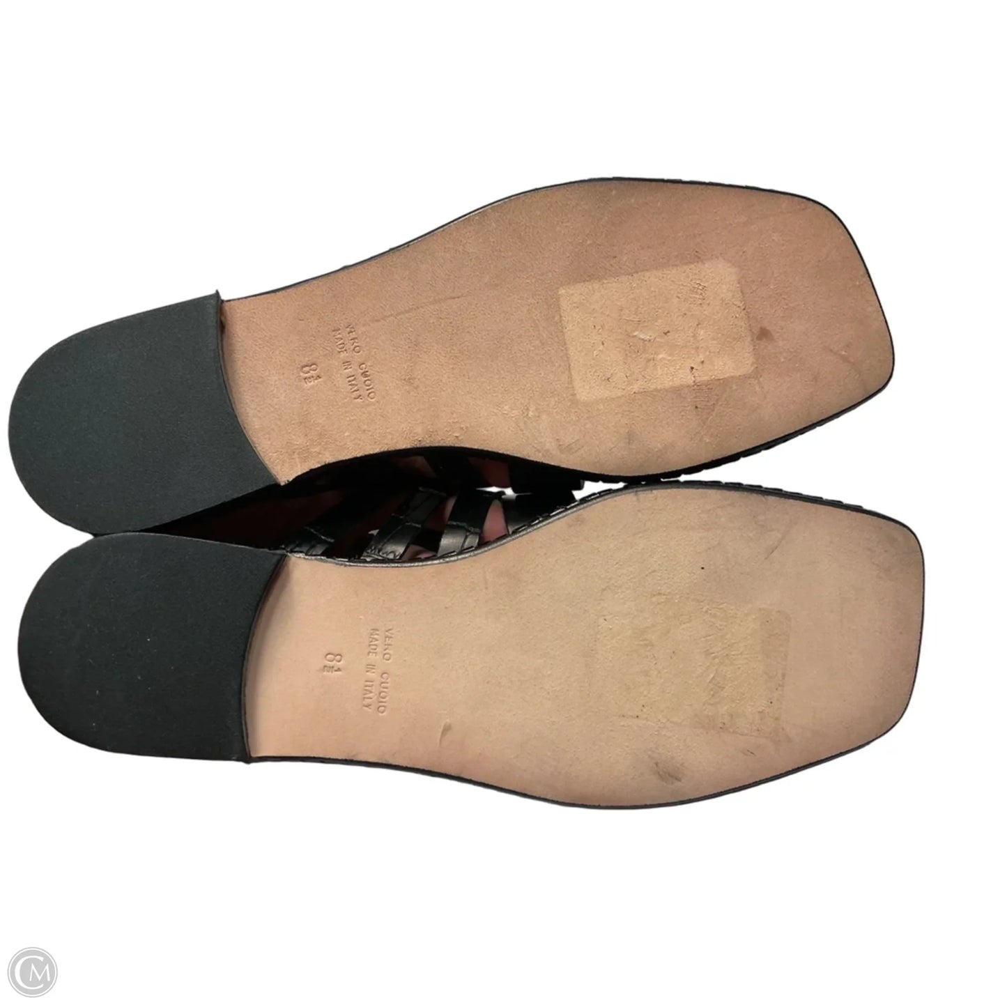 Sandals Flats By Donald Pliner In Black, Size: 8.5