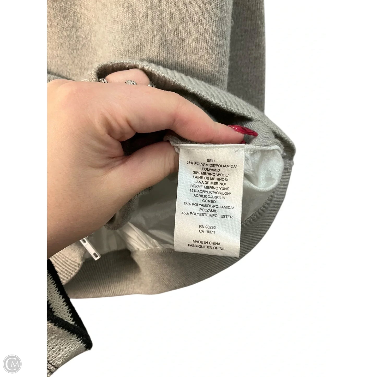 Sweater Cardigan By Tibi In Grey, Size: Xs