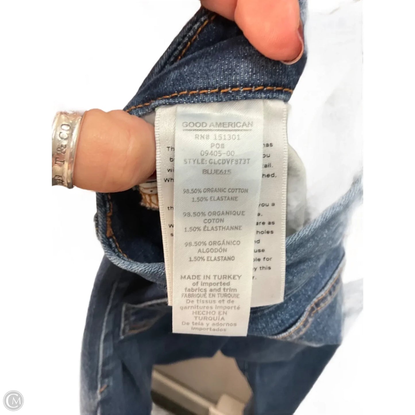 Jeans Straight By Good American In Blue, Size: 14