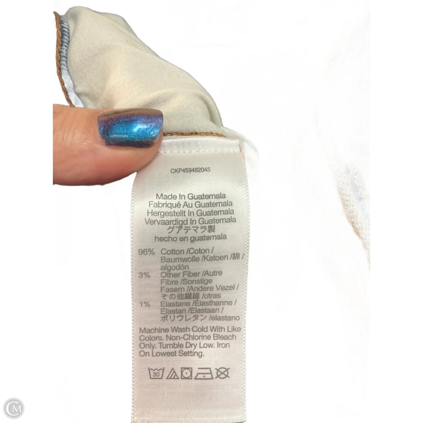 Jeans Straight By Madewell In Blue, Size: 6