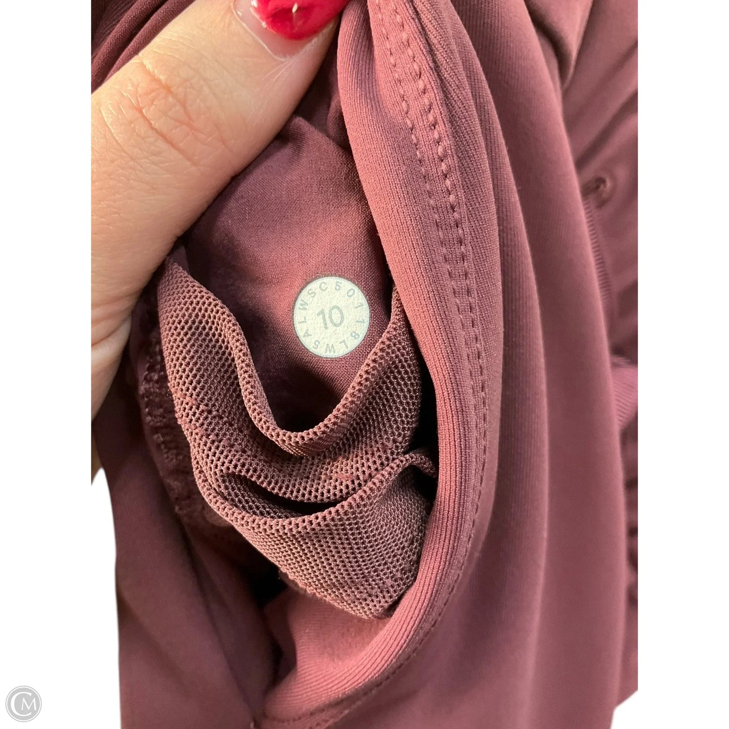 Athletic Pants By Lululemon In Pink, Size: 10