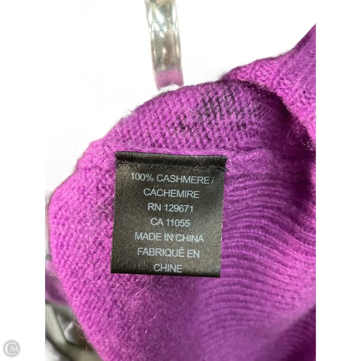 Sweater Cashmere By Clothes Mentor In Purple, Size: Xs