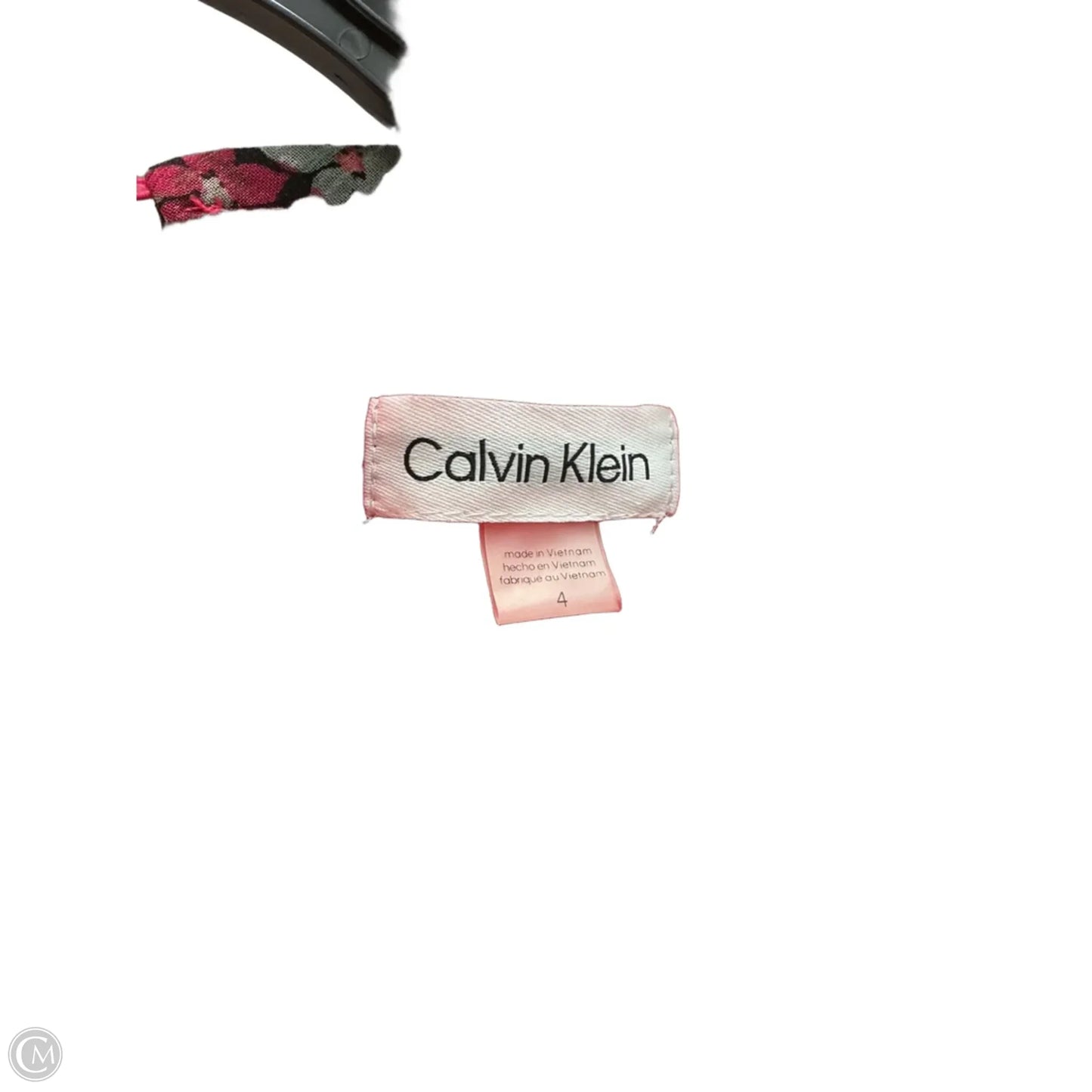 Dress Casual Midi By Calvin Klein In Pink, Size: S