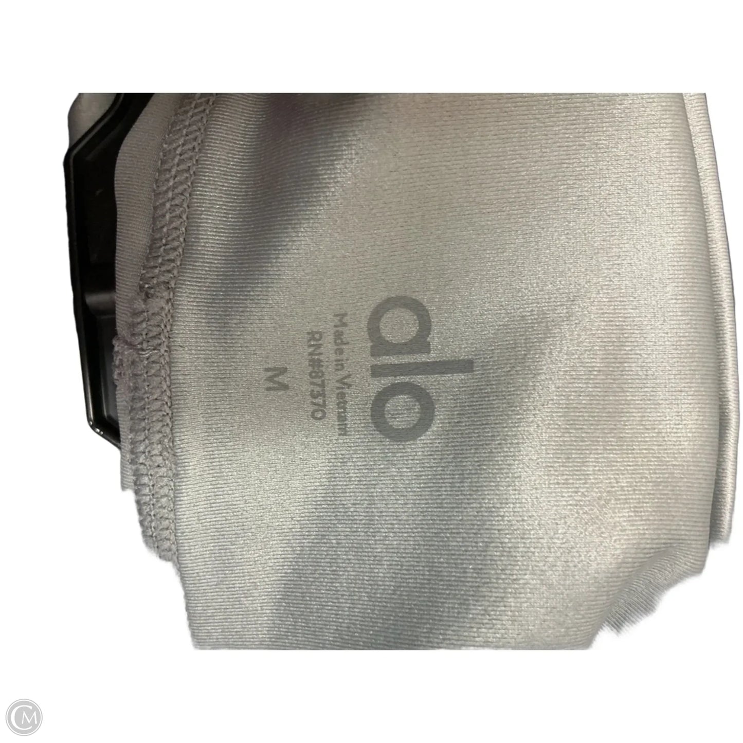 Athletic Leggings By Alo In Grey, Size: M