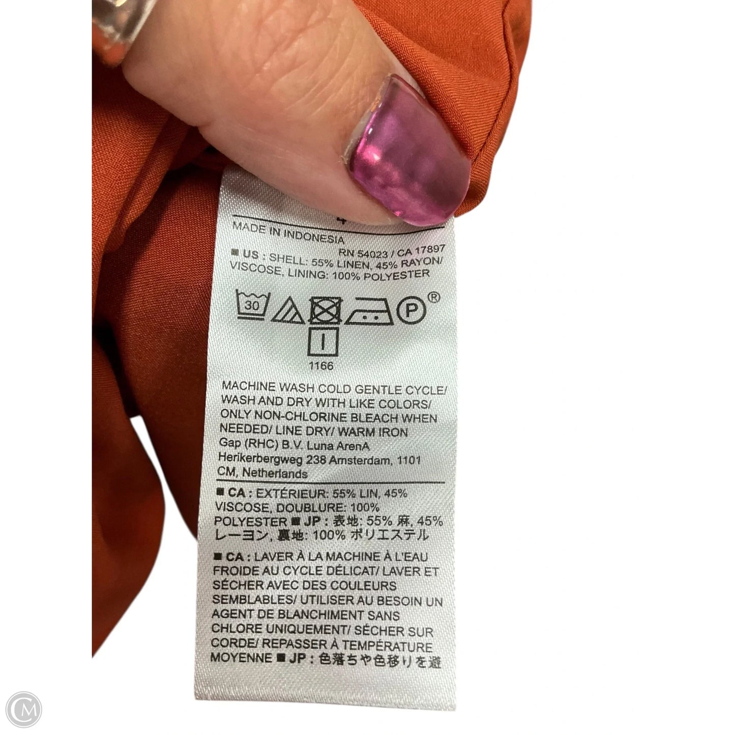 Skirt Maxi By Banana Republic In Orange, Size: 4