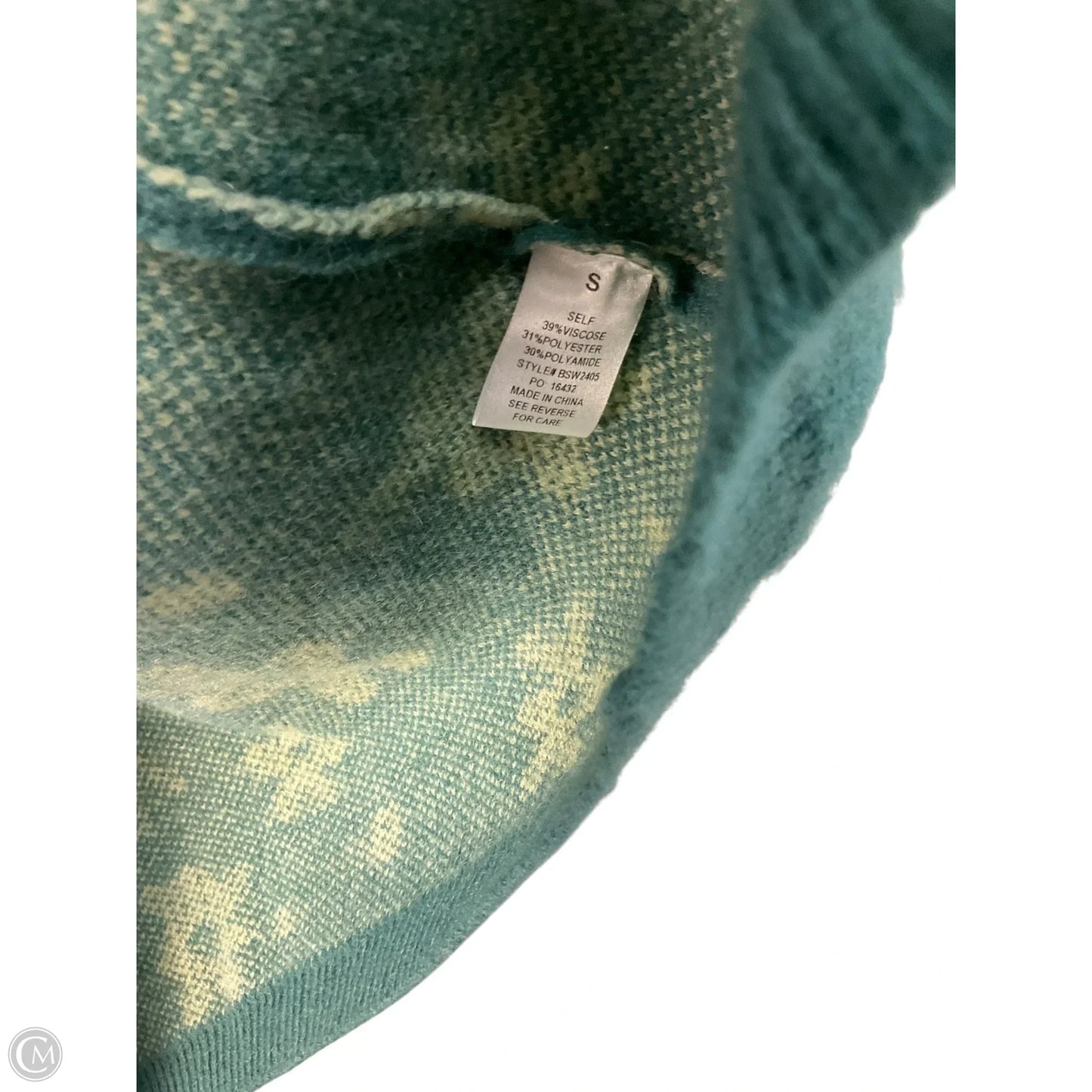 Sweater Cardigan By Baevely In Green, Size: S