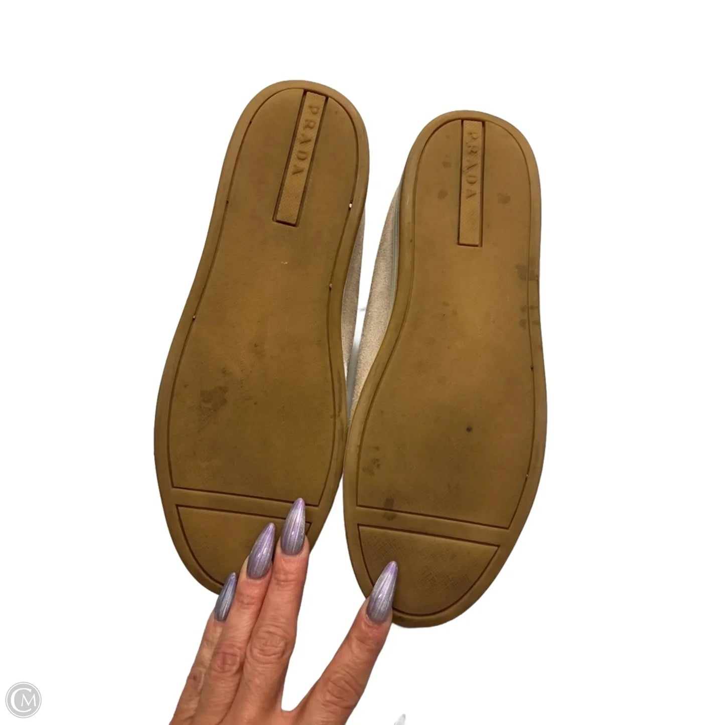 Shoes Luxury Designer By Prada In Pink, Size: 7