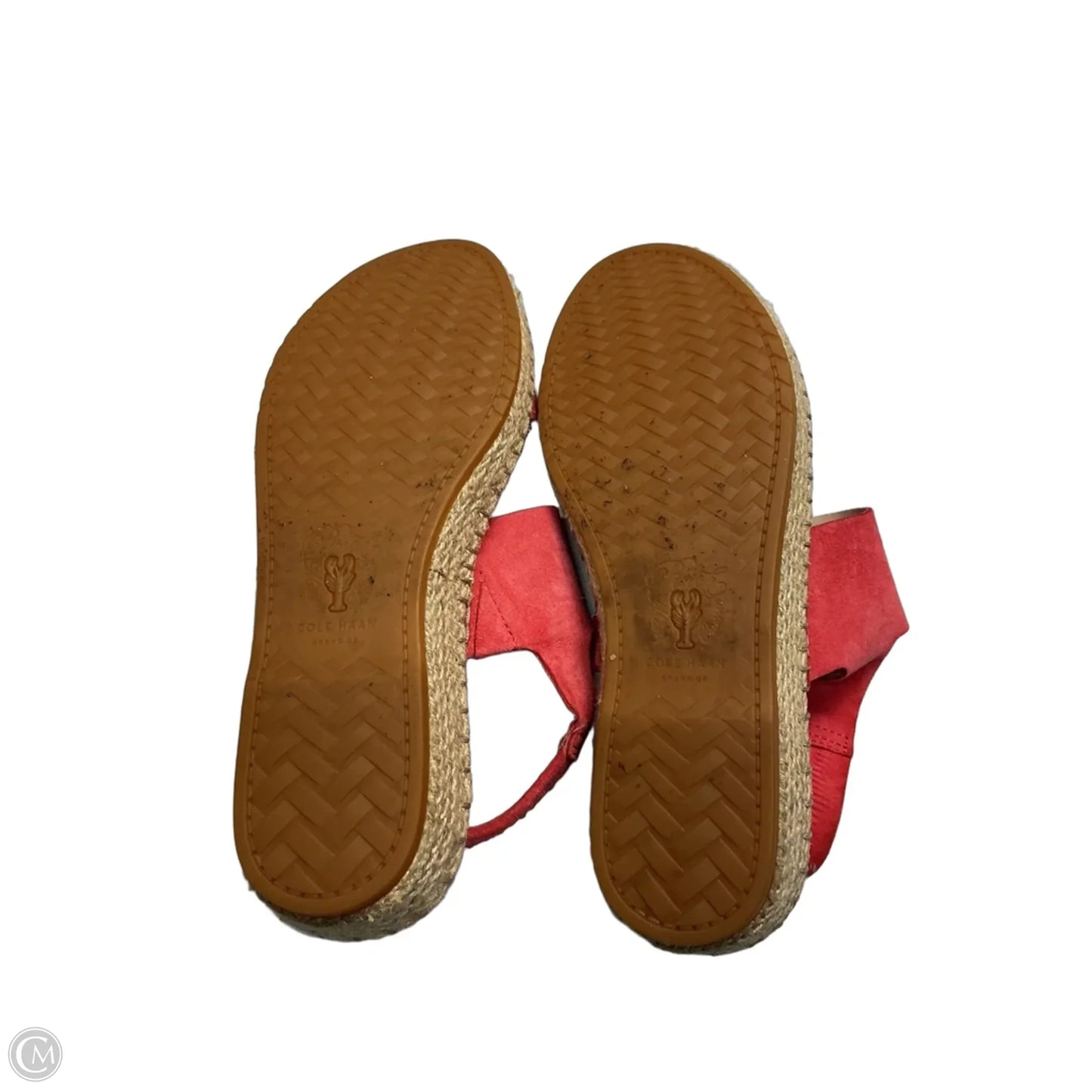 Sandals Flats By Cole-haan In Coral, Size: 7